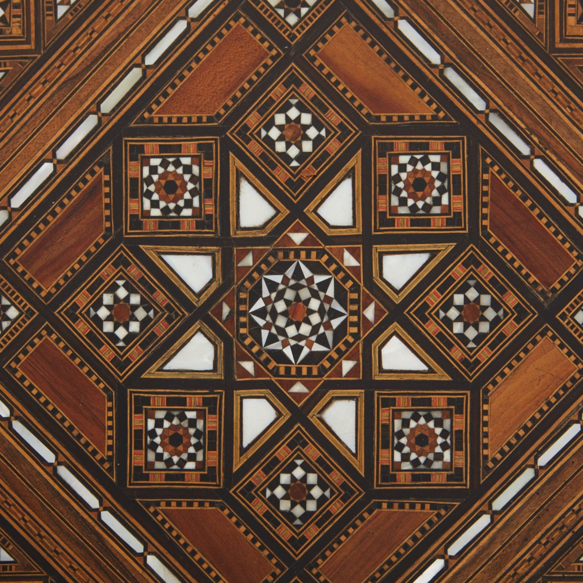 Syrian Mother of Pearl Inlaid Marquetry Table - Bild 7 aus 7
