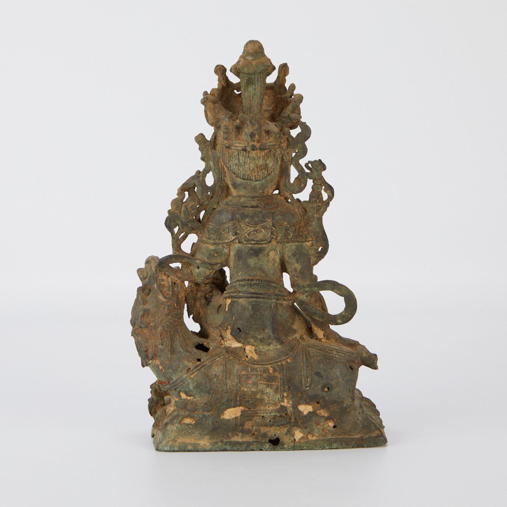 Tibetan Bronze Bodhisattva Manjushri - Image 5 of 11