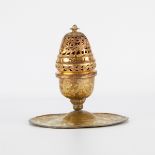 19th c. Ottoman Turkish Tombak Incense Burner