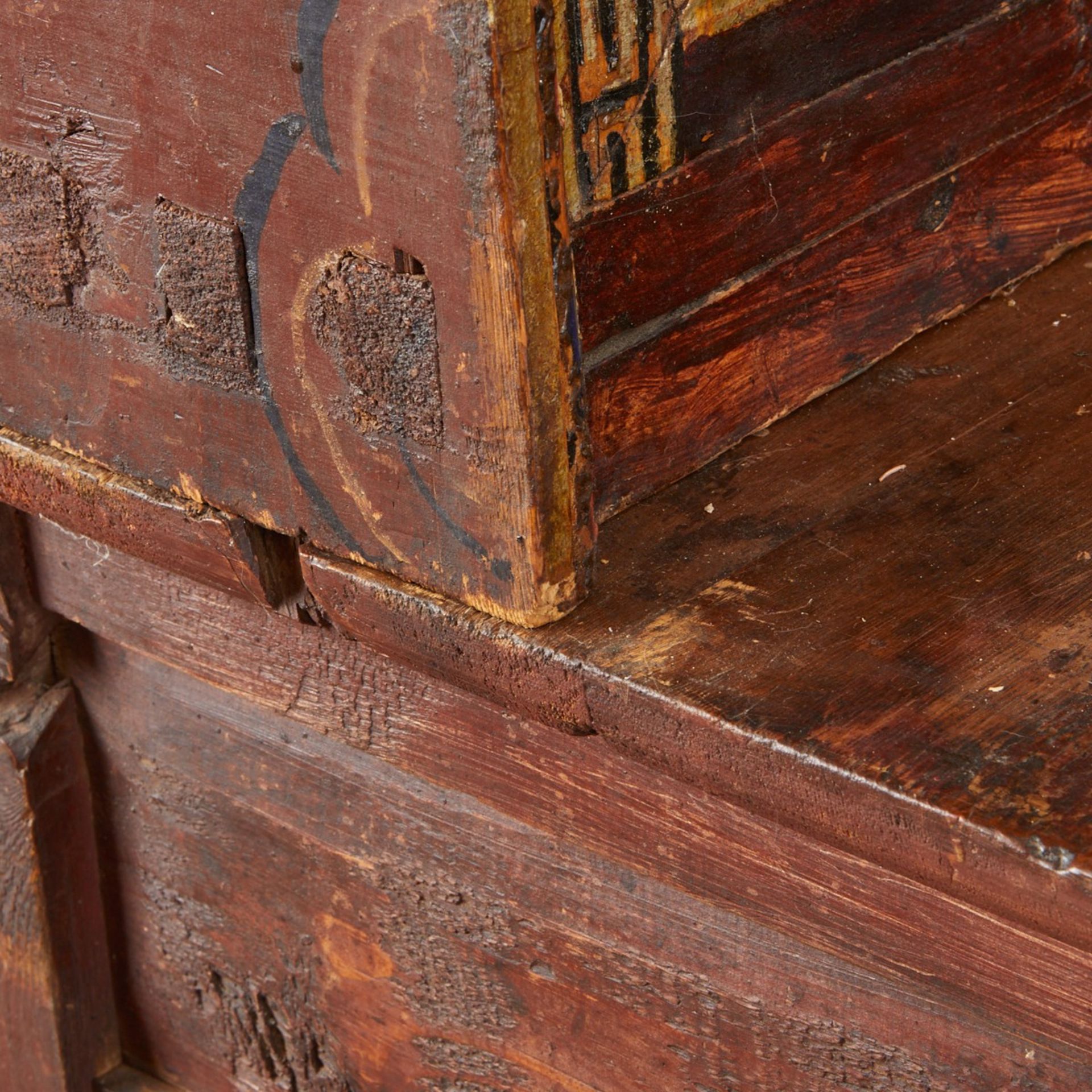 Tibetan Polychrome Reliquary Cabinet - Image 12 of 13