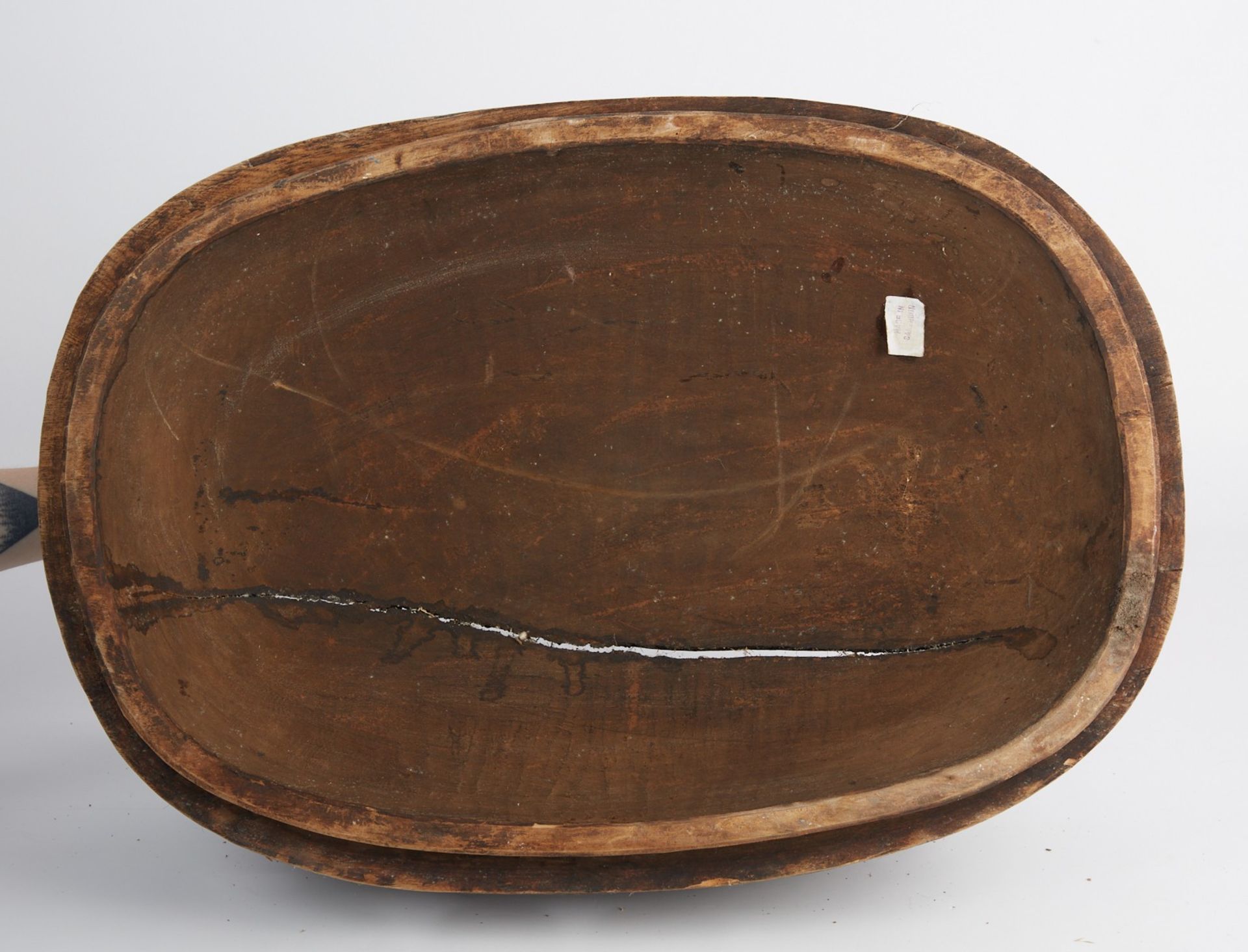 African Round Wooden Carving - Image 11 of 12