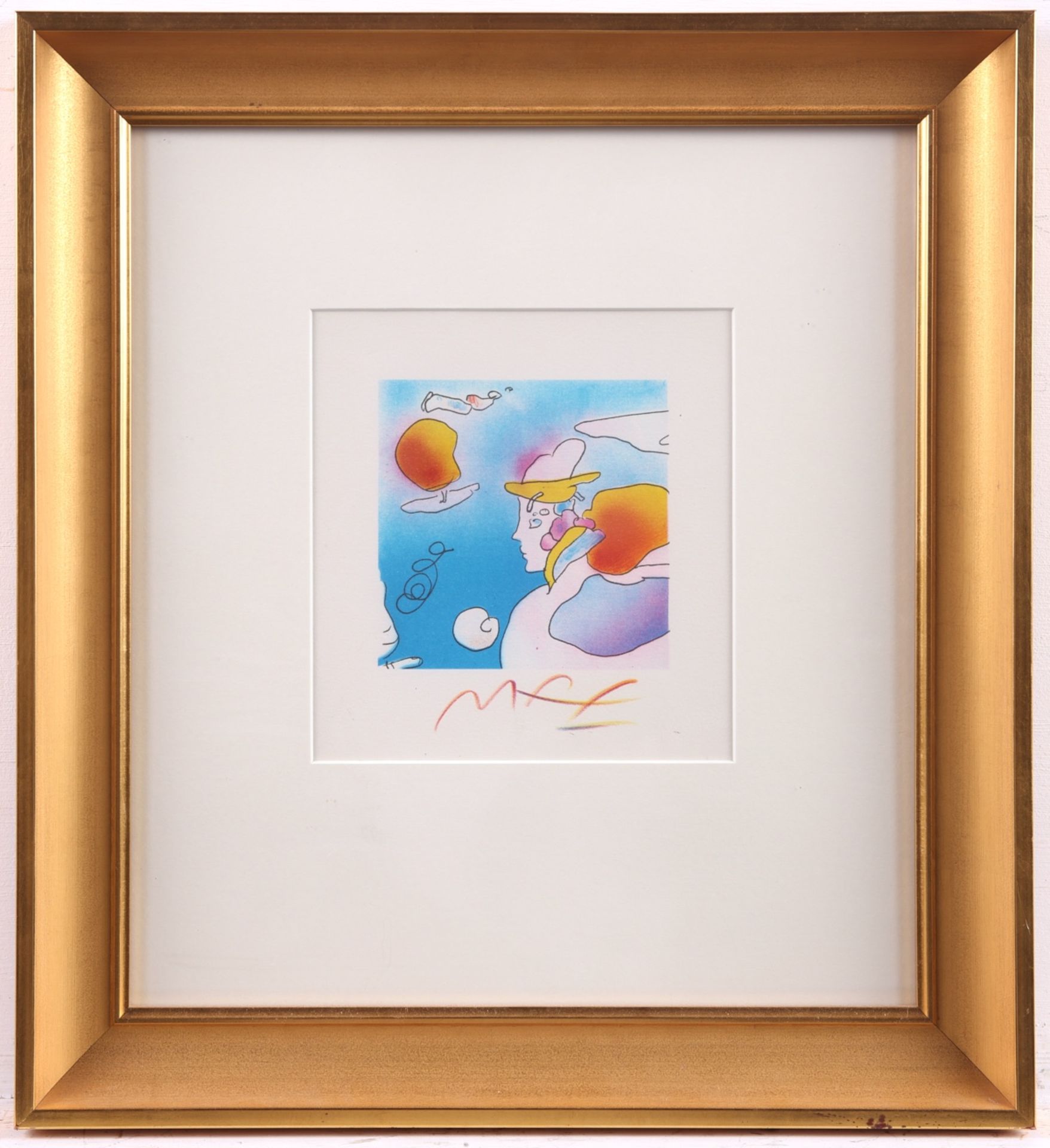 Peter Max "Galactic Man" Lithograph - Bild 2 aus 5