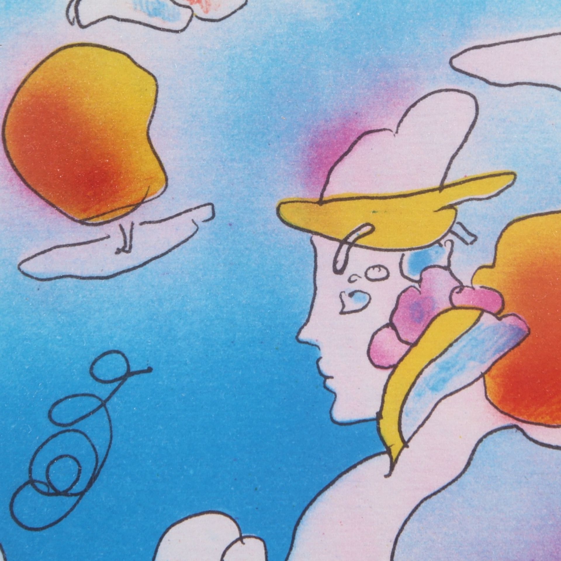 Peter Max "Galactic Man" Lithograph - Image 5 of 5