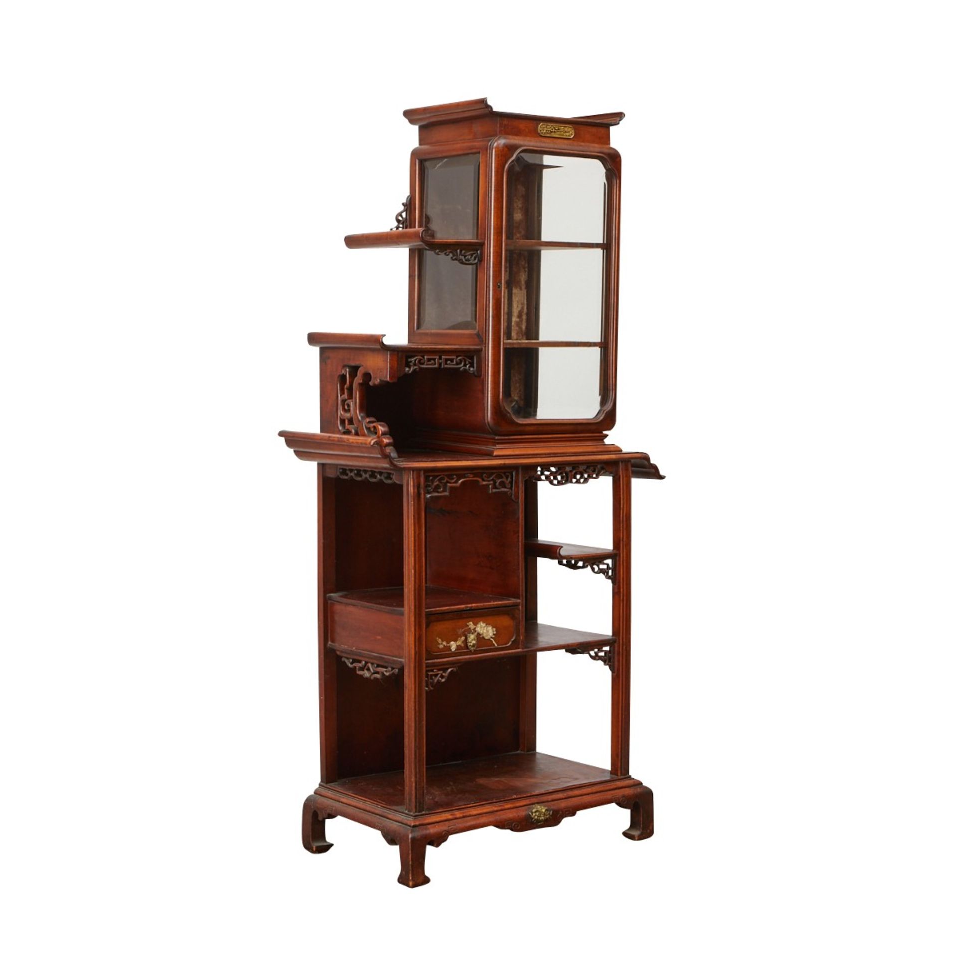 Gabriel Viardot Aesthetic Movement Curio Cabinet