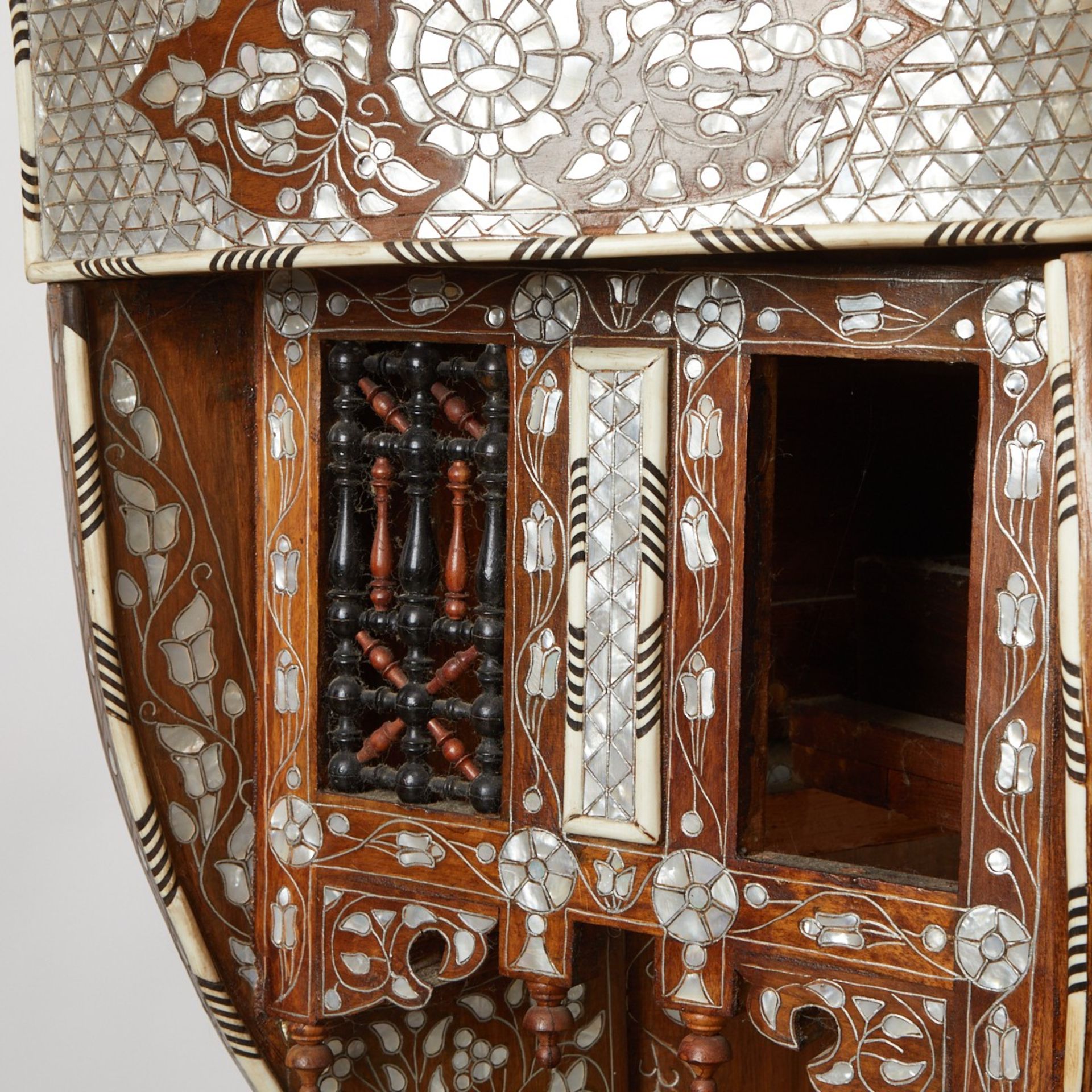 Levantine Mother of Pearl Inlaid Hall Table - Image 7 of 8