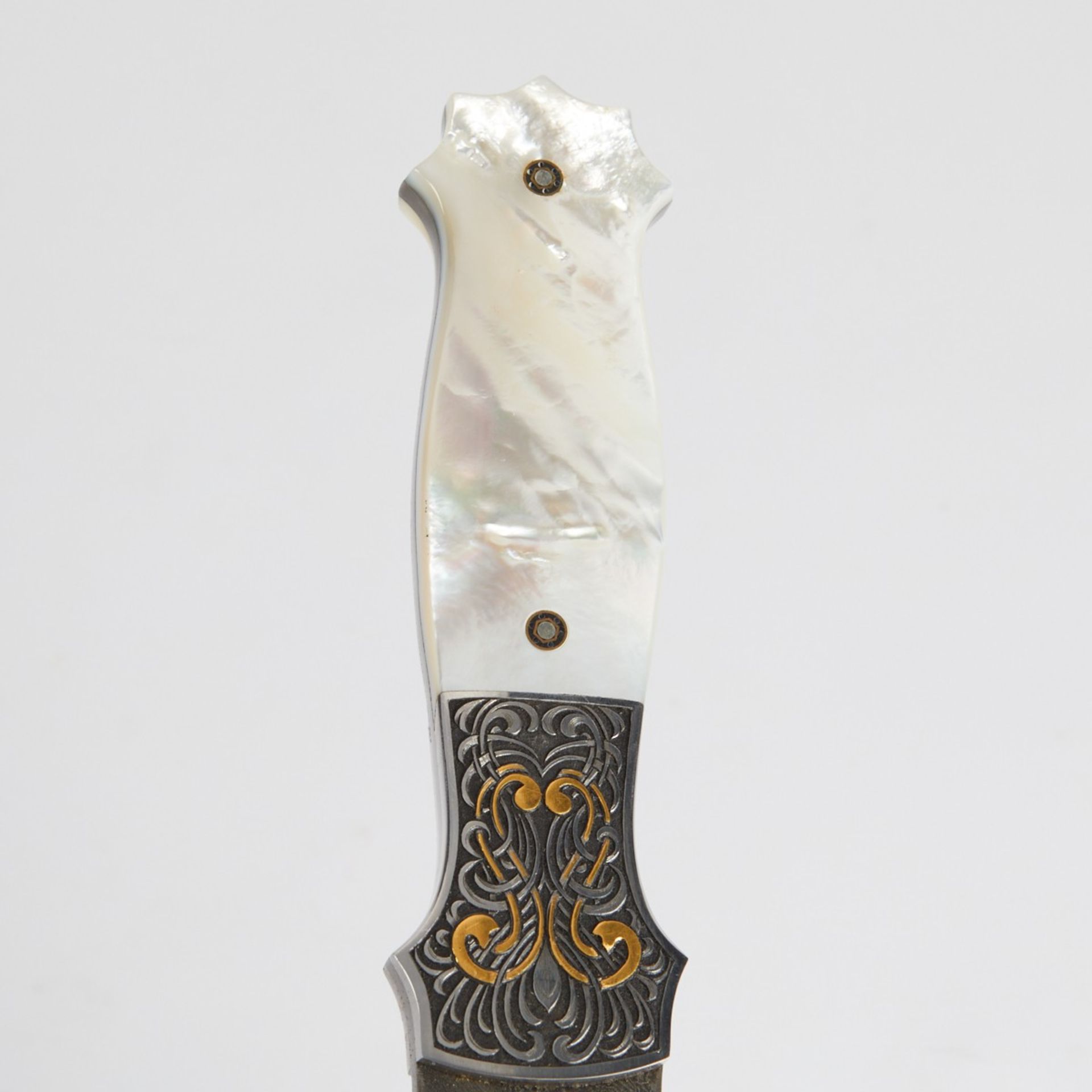 Don Lozier Mother of Pearl Boot Knife - Bild 5 aus 5