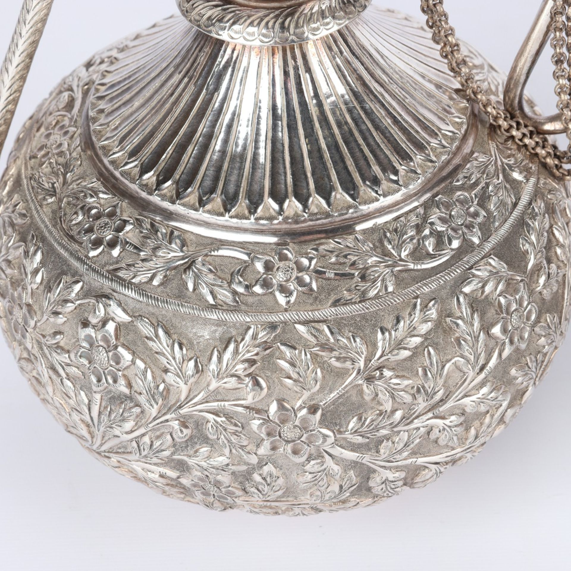 3 Sterling Silver Indian Water Vessels - Image 9 of 13