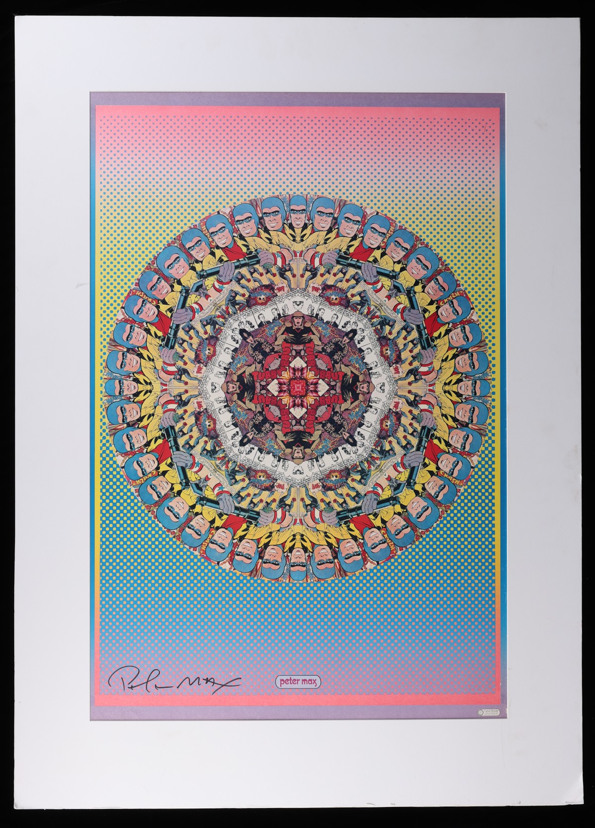 2 Hand Signed Peter Max Lithographs - Image 3 of 8