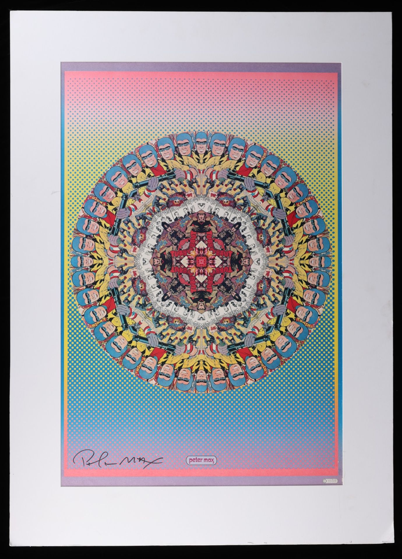 2 Hand Signed Peter Max Lithographs - Bild 3 aus 8