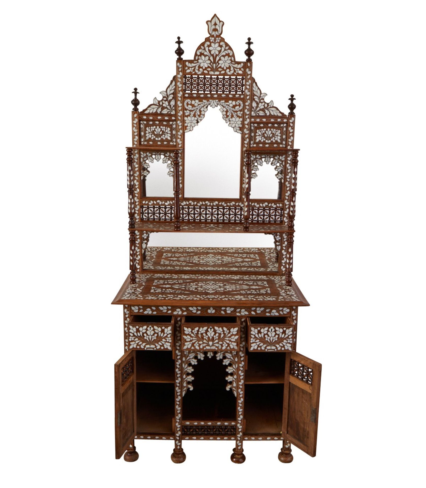Syrian Mother of Pearl Inlaid Dressing Table - Image 10 of 10