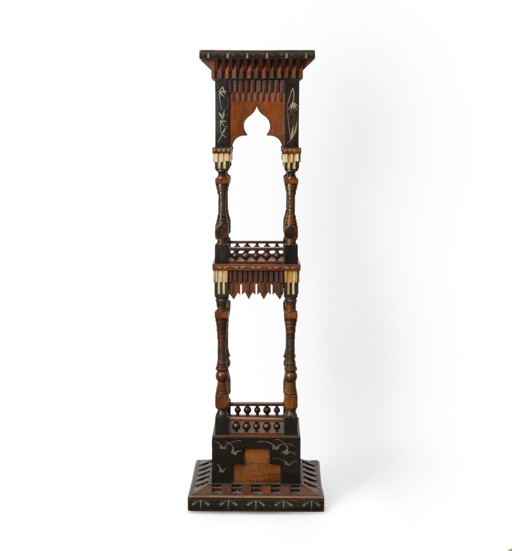 Carlo Bugatti Wooden Plinth or Stand - Image 2 of 12