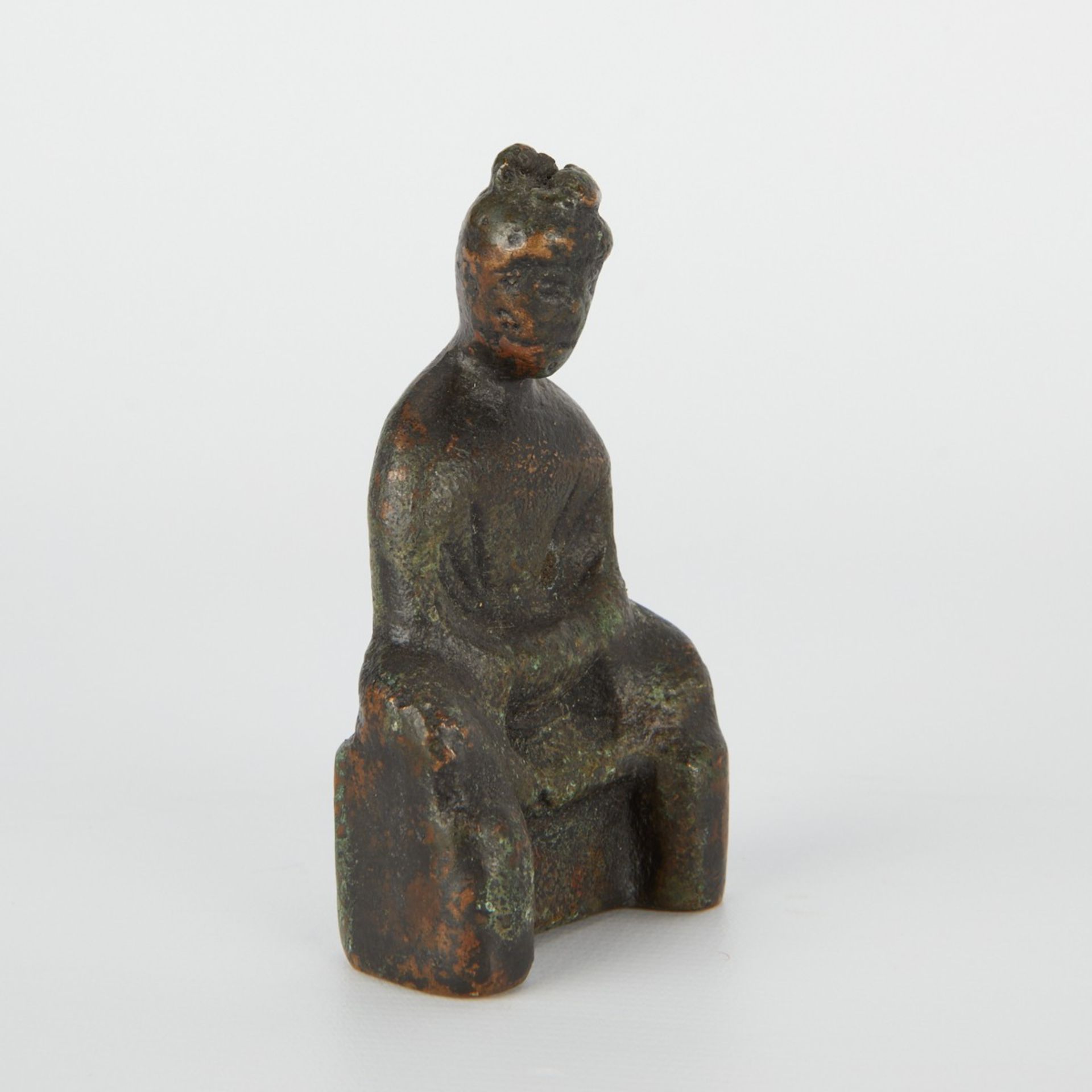 7 Early Indian/Chinese Bronzes Ganesh - Image 8 of 8