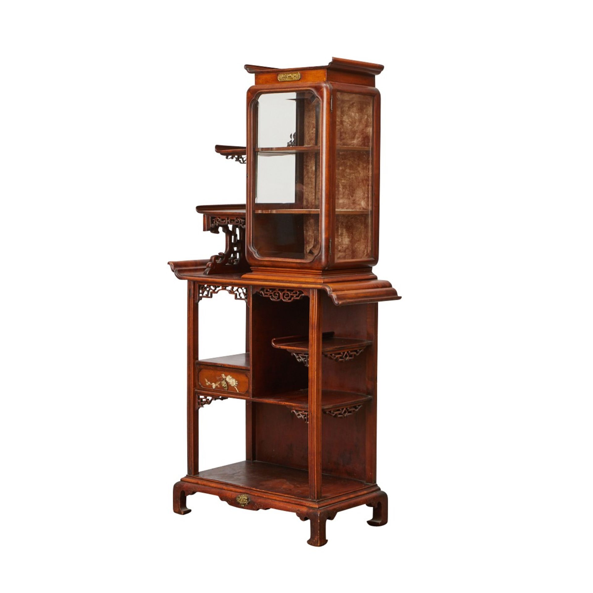 Gabriel Viardot Aesthetic Movement Curio Cabinet - Image 3 of 9