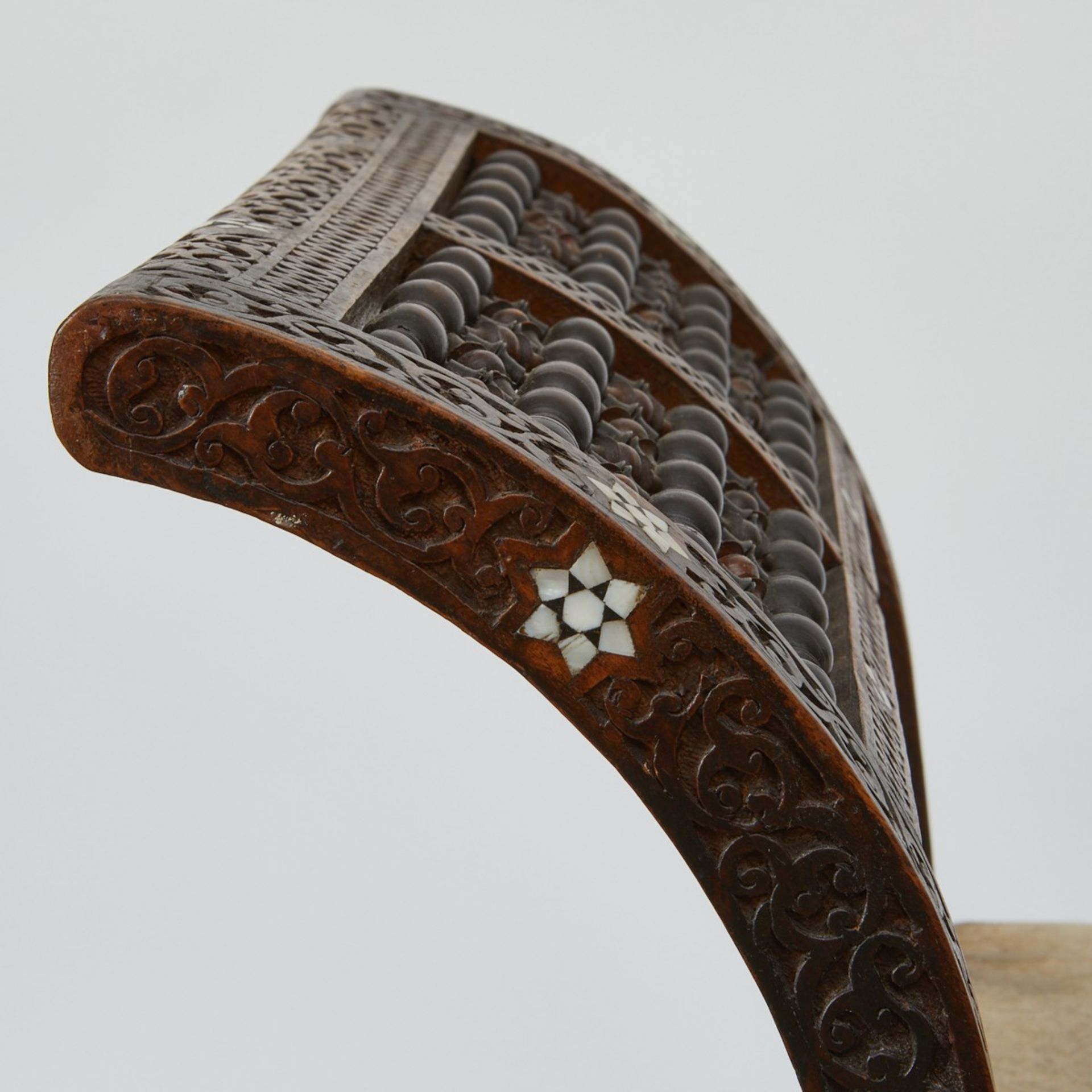 Syrian Mother of Pearl Inlaid Bench - Bild 9 aus 9