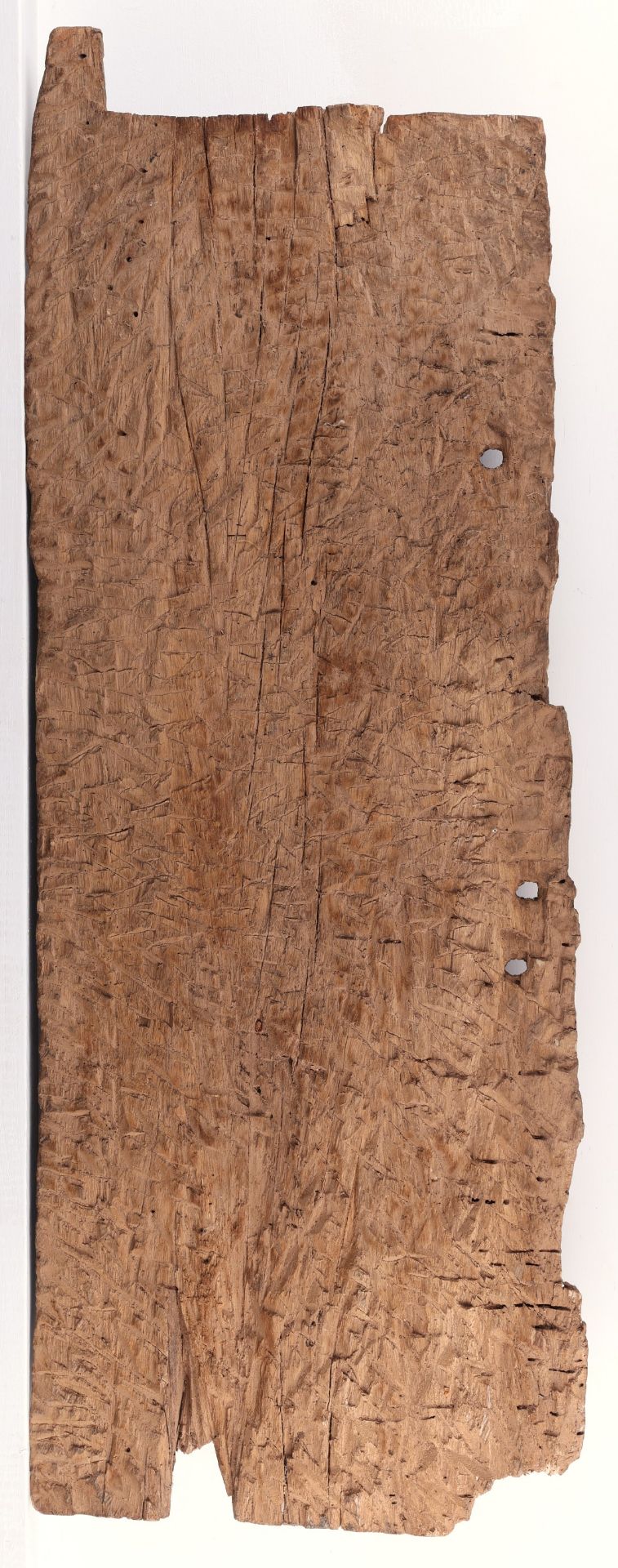 African Wooden Carved Door Panel w/ Heads - Image 4 of 11