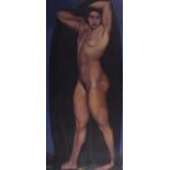 Hermann Grom-Rottmayer Female Nude Oil ex. Versace