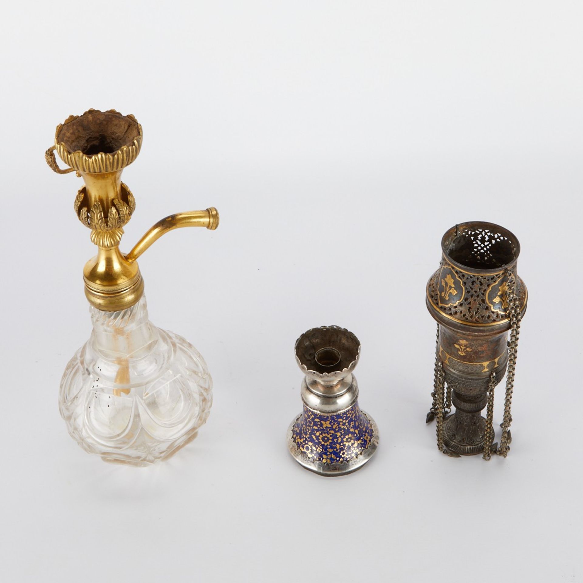 3 Persian Ottoman Turkish Vessels - Image 4 of 12