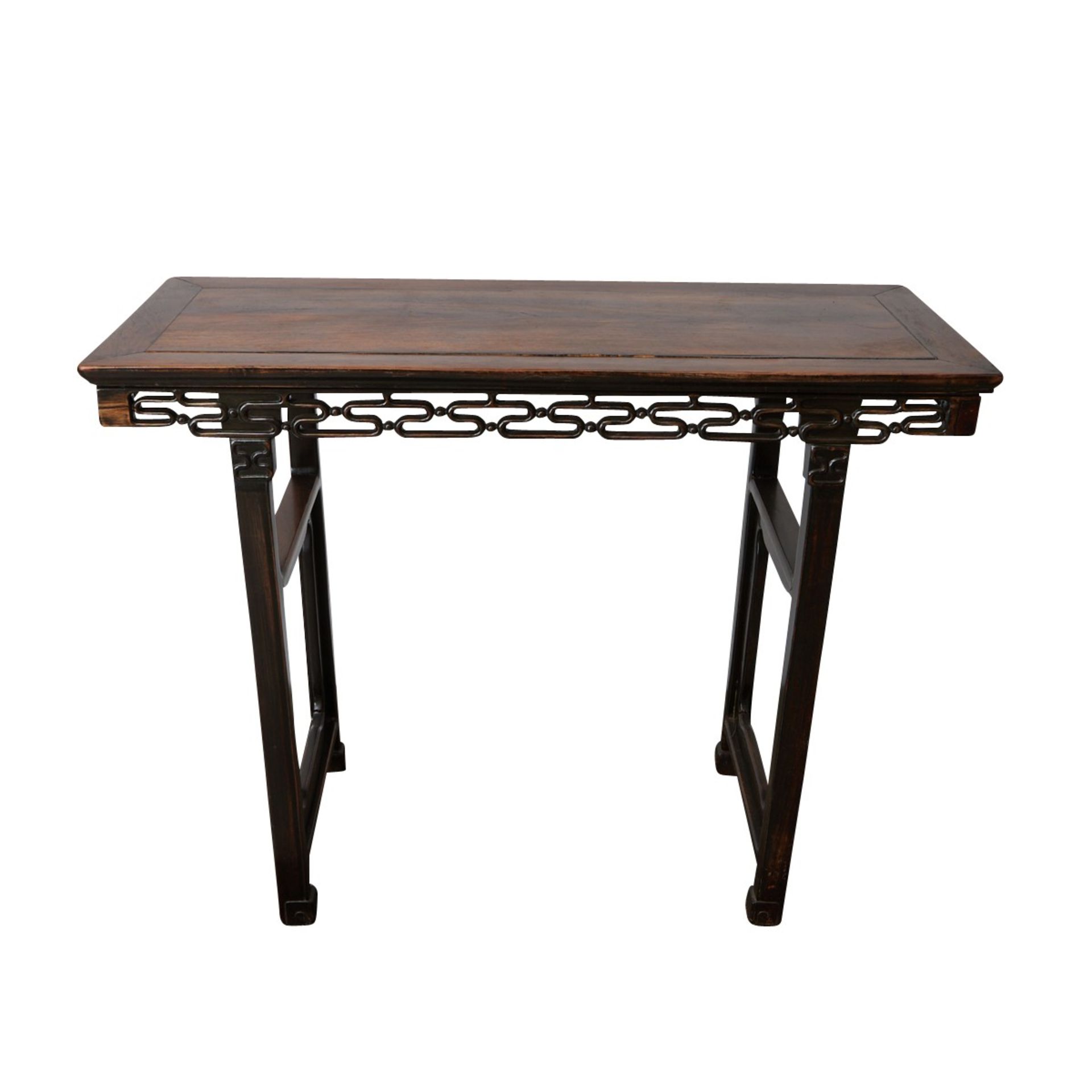19th c. Chinese Hardwood Altar Table - Bild 2 aus 11