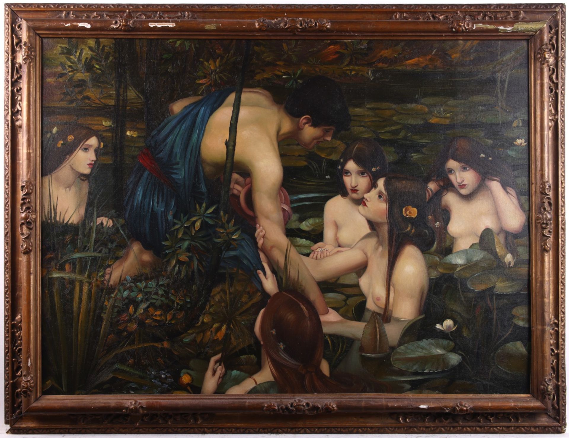 After John Waterhouse "Hylas and the Nymphs" Oil Painting - Bild 2 aus 5