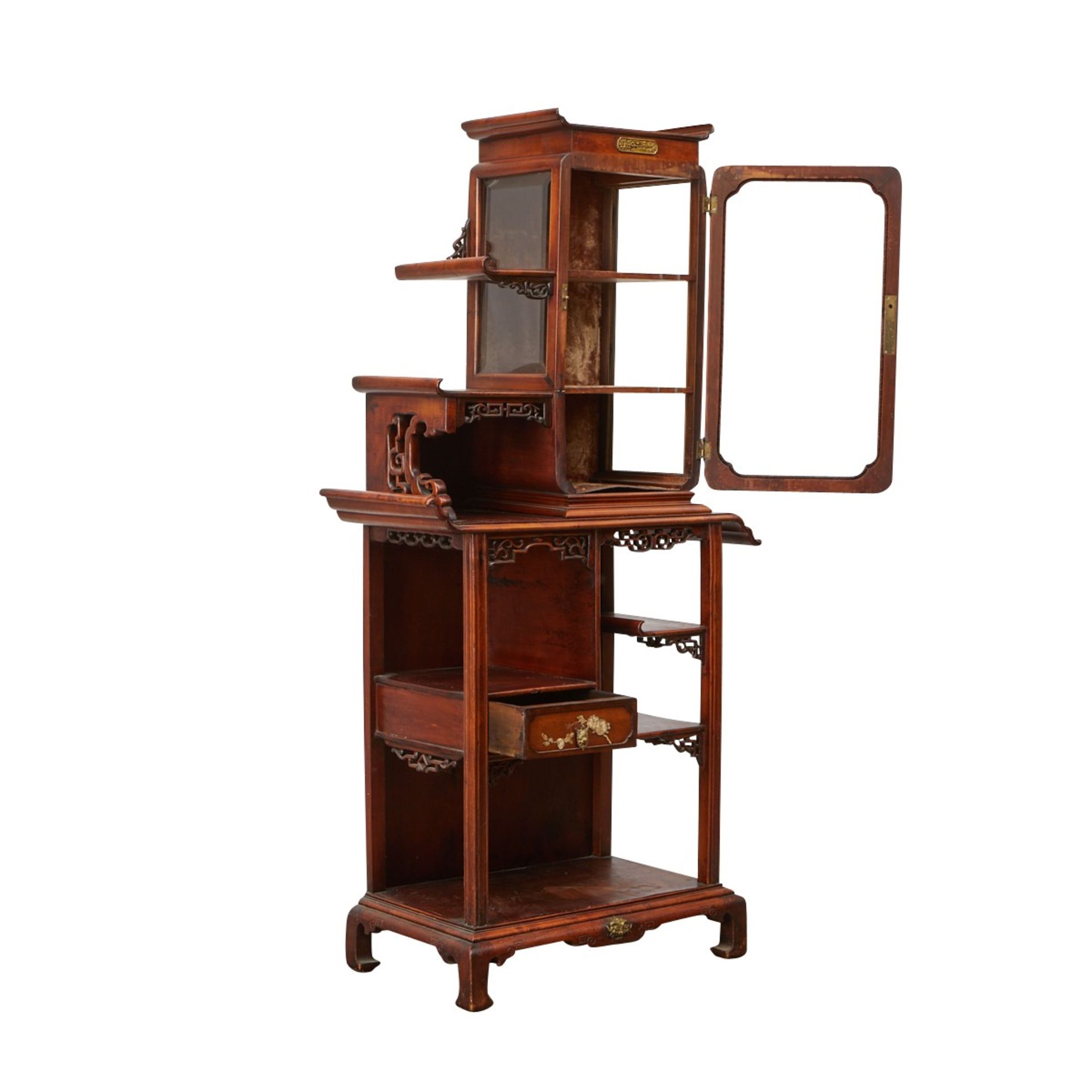 Gabriel Viardot Aesthetic Movement Curio Cabinet - Image 2 of 9