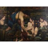 After John Waterhouse "Hylas and the Nymphs" Oil Painting