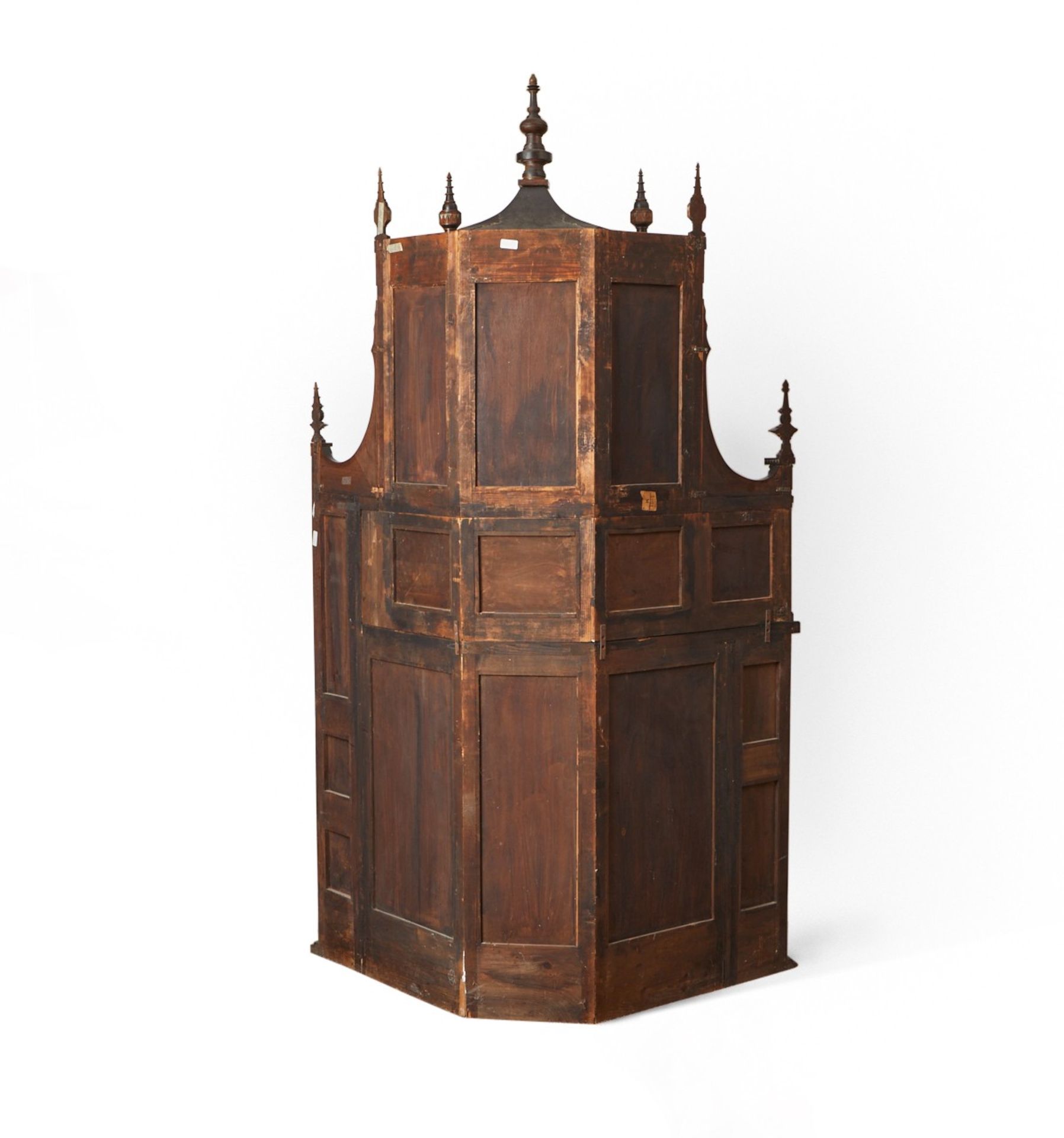 Carlo Bugatti Monumental Corner Cabinet - Bild 4 aus 12