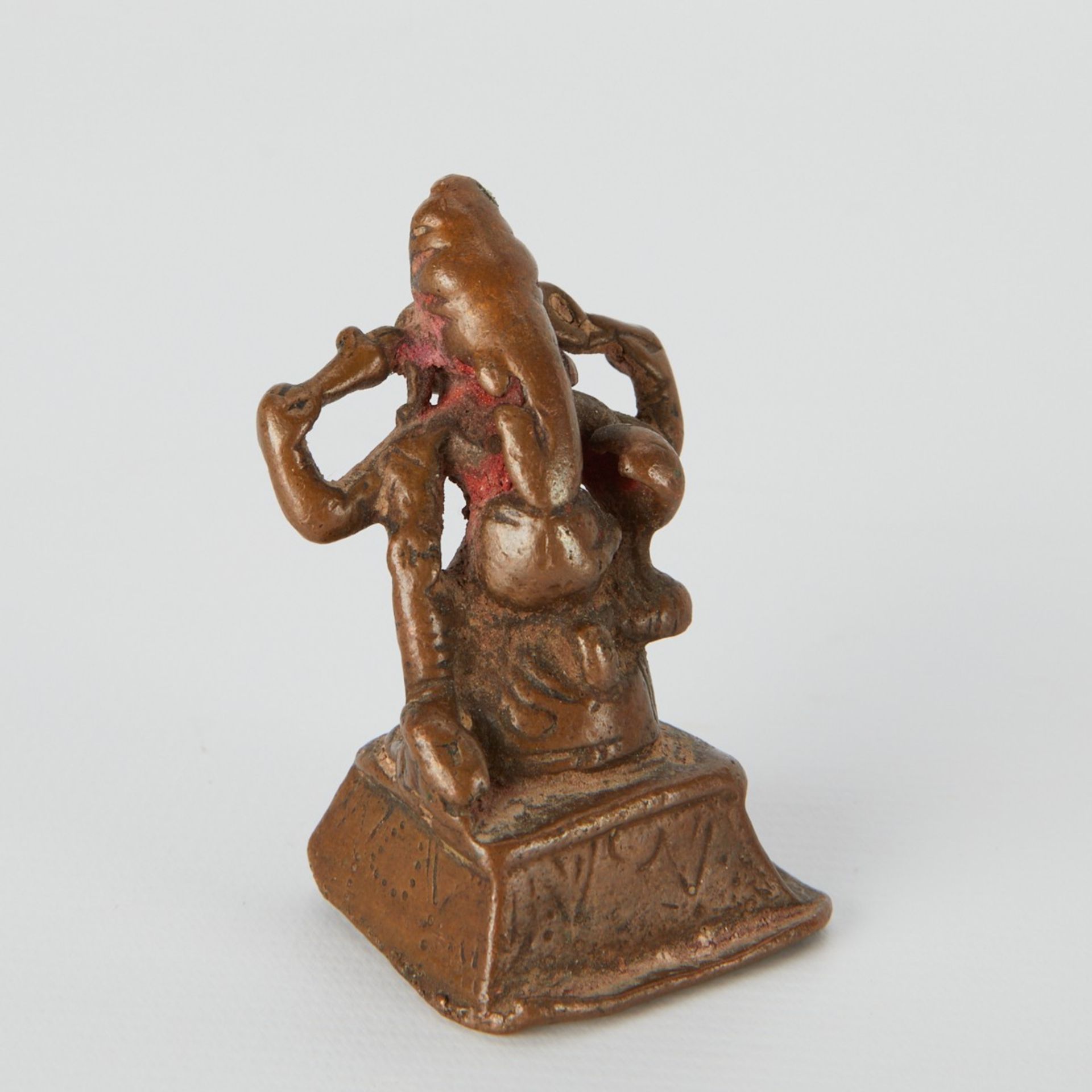 7 Early Indian/Chinese Bronzes Ganesh - Image 7 of 8