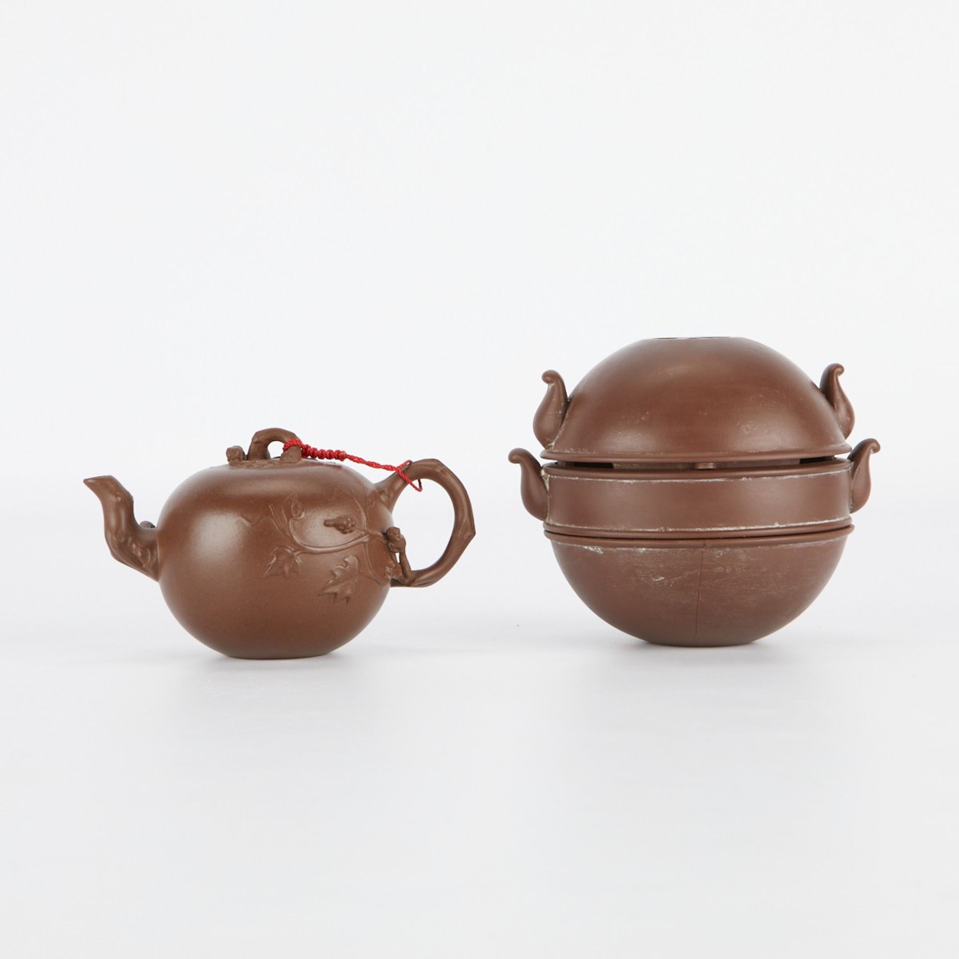 Chinese Yixing Teapot & Censer - Image 2 of 13