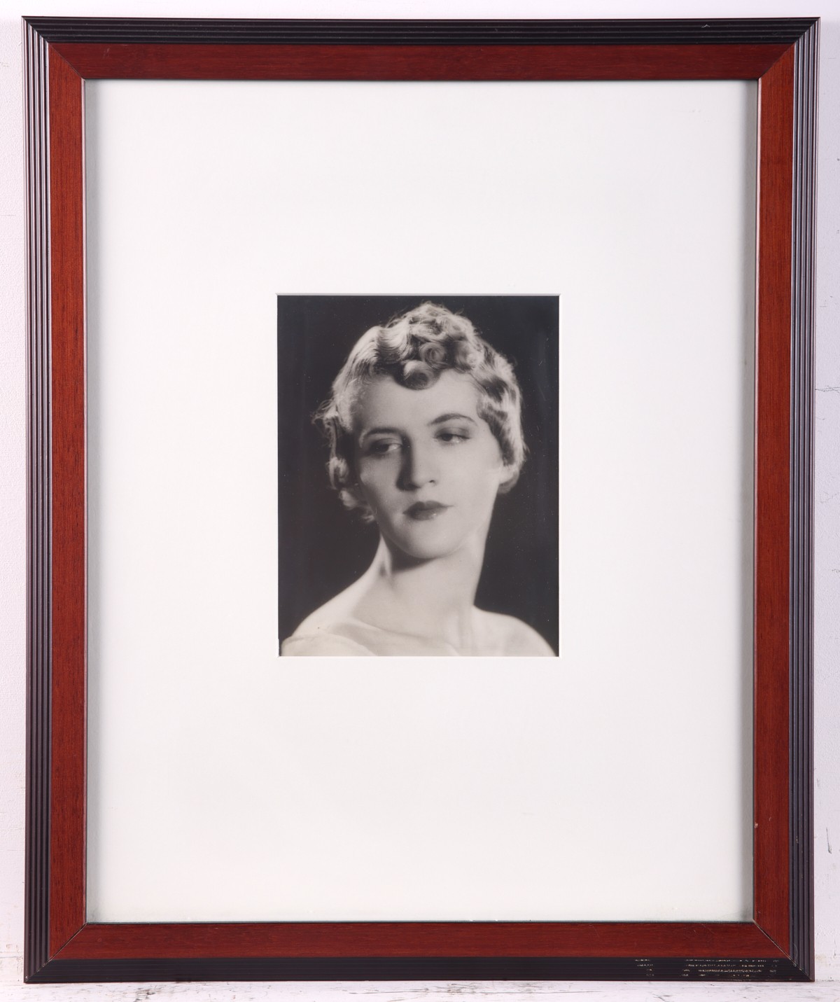 Framed Portrait Photograph Woman - Image 2 of 3