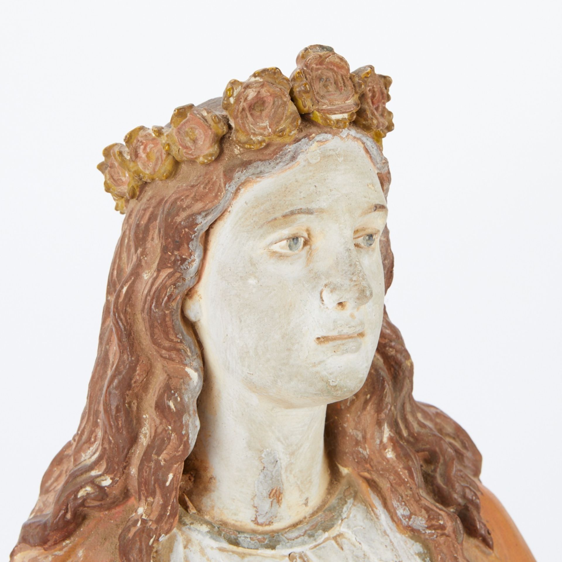 18th/19th Century Carving of Mary - Image 8 of 10