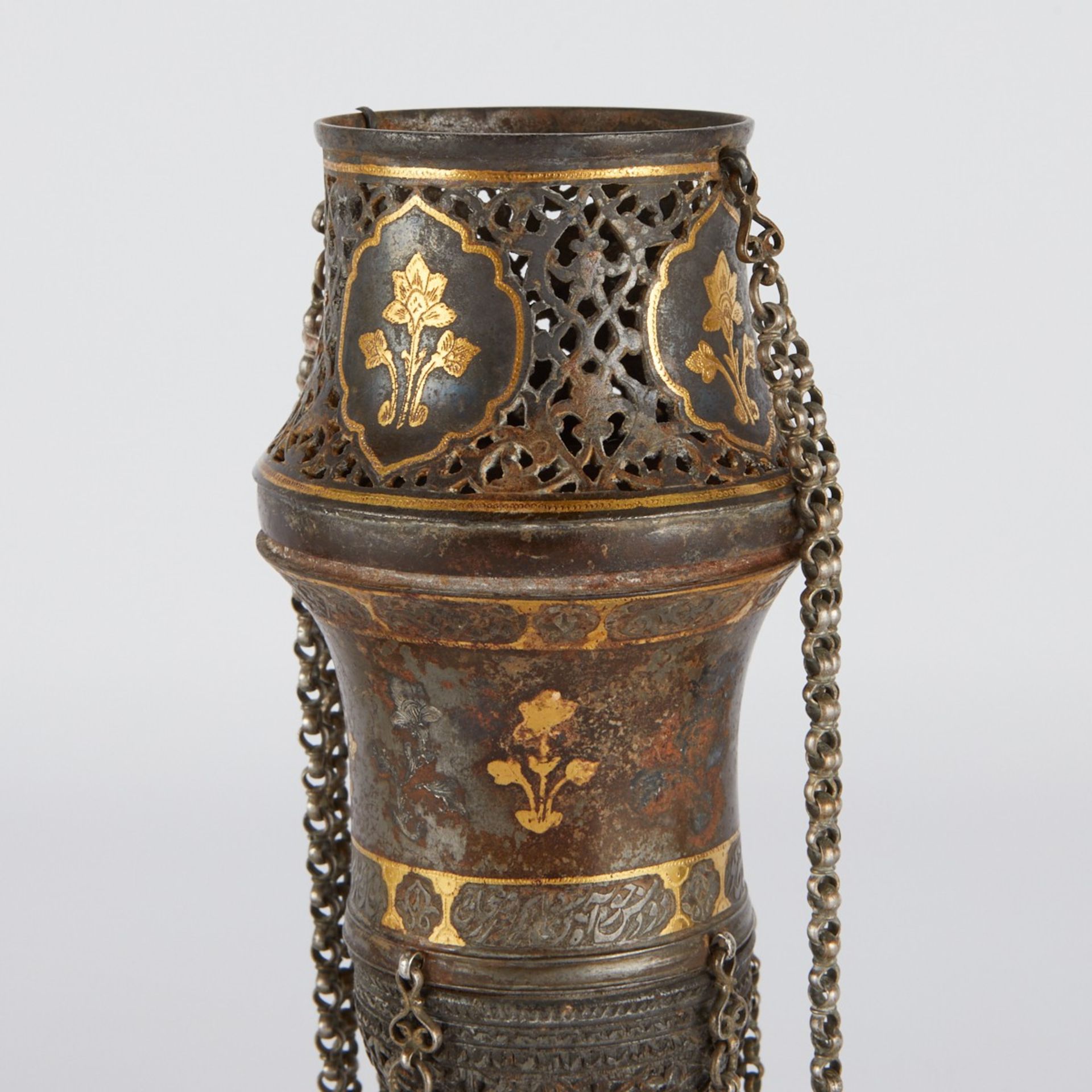 3 Persian Ottoman Turkish Vessels - Image 7 of 12