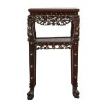 Chinese Mother of Pearl Inlaid Side Table
