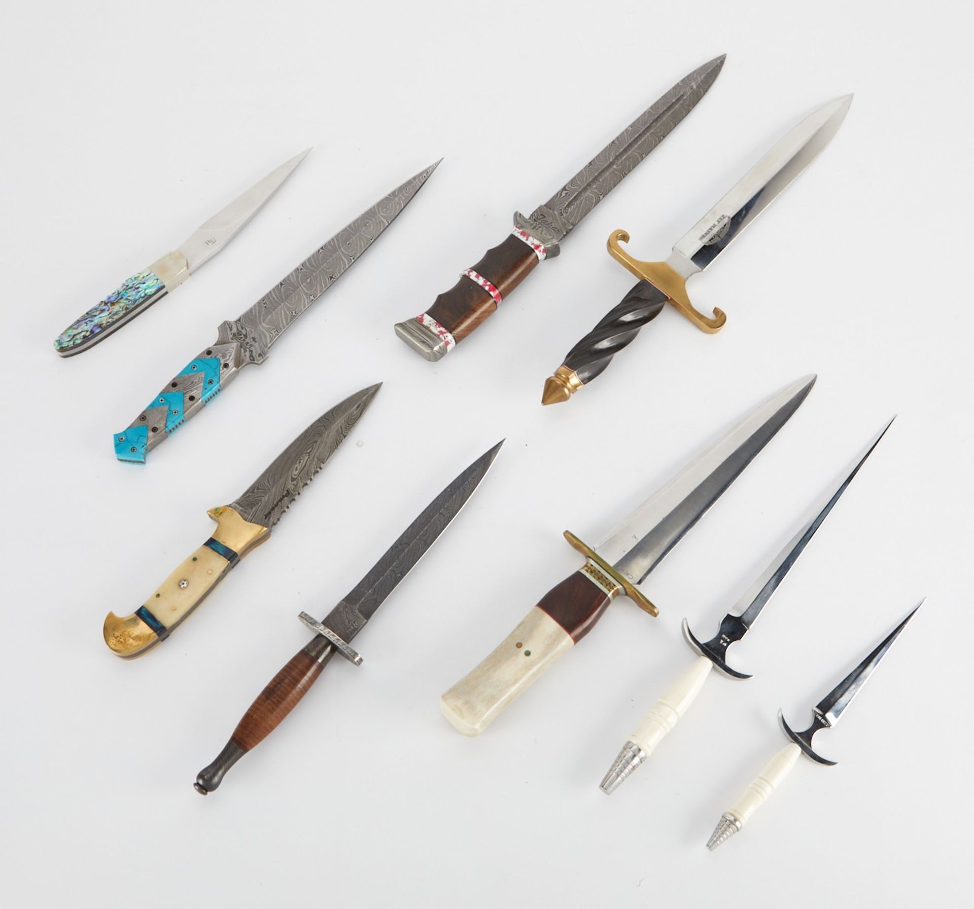 9 Assorted Knives - Valois, Maines, Tahar