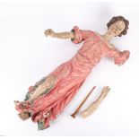 18th/19th c. Polychromed Carved Angel