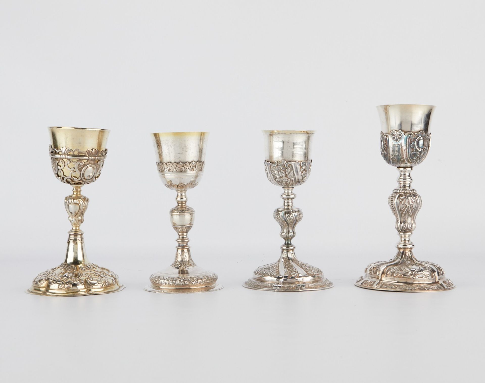 4 Sterling Silver Chalices - Bild 2 aus 15