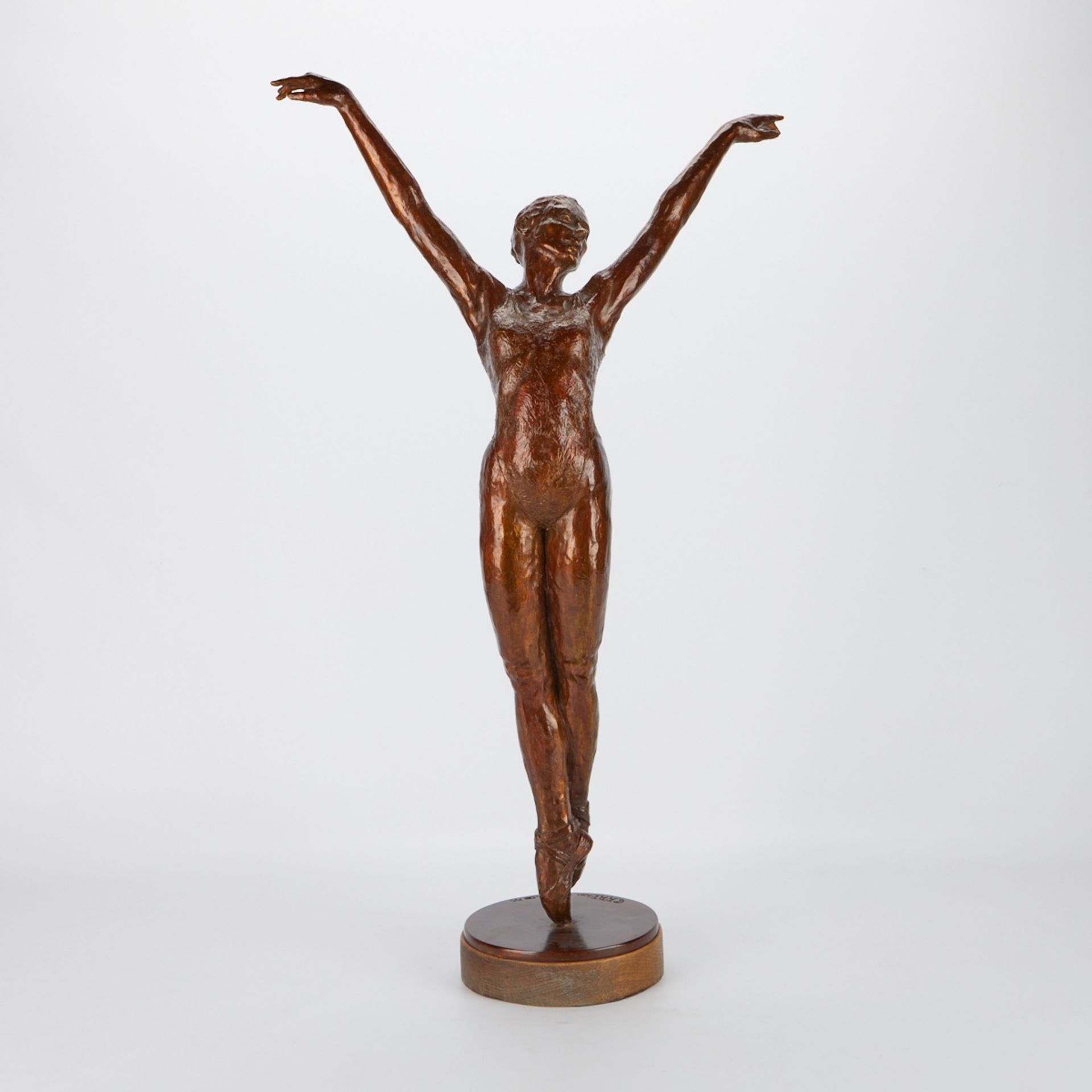 Modern Bronze Sculpture of a Dancer - Bild 4 aus 7