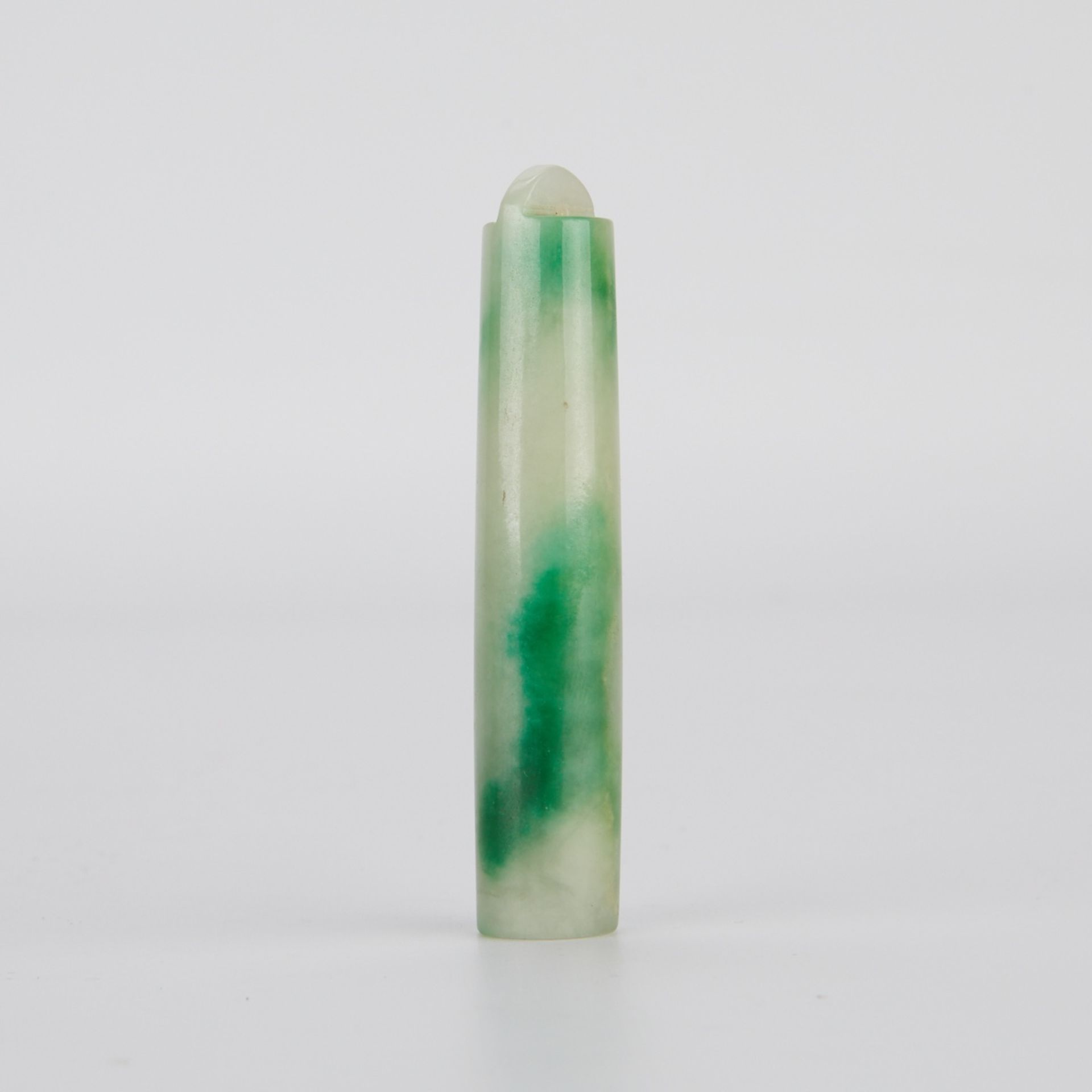 Chinese Jadeite Jade Feather Holder - Image 3 of 6