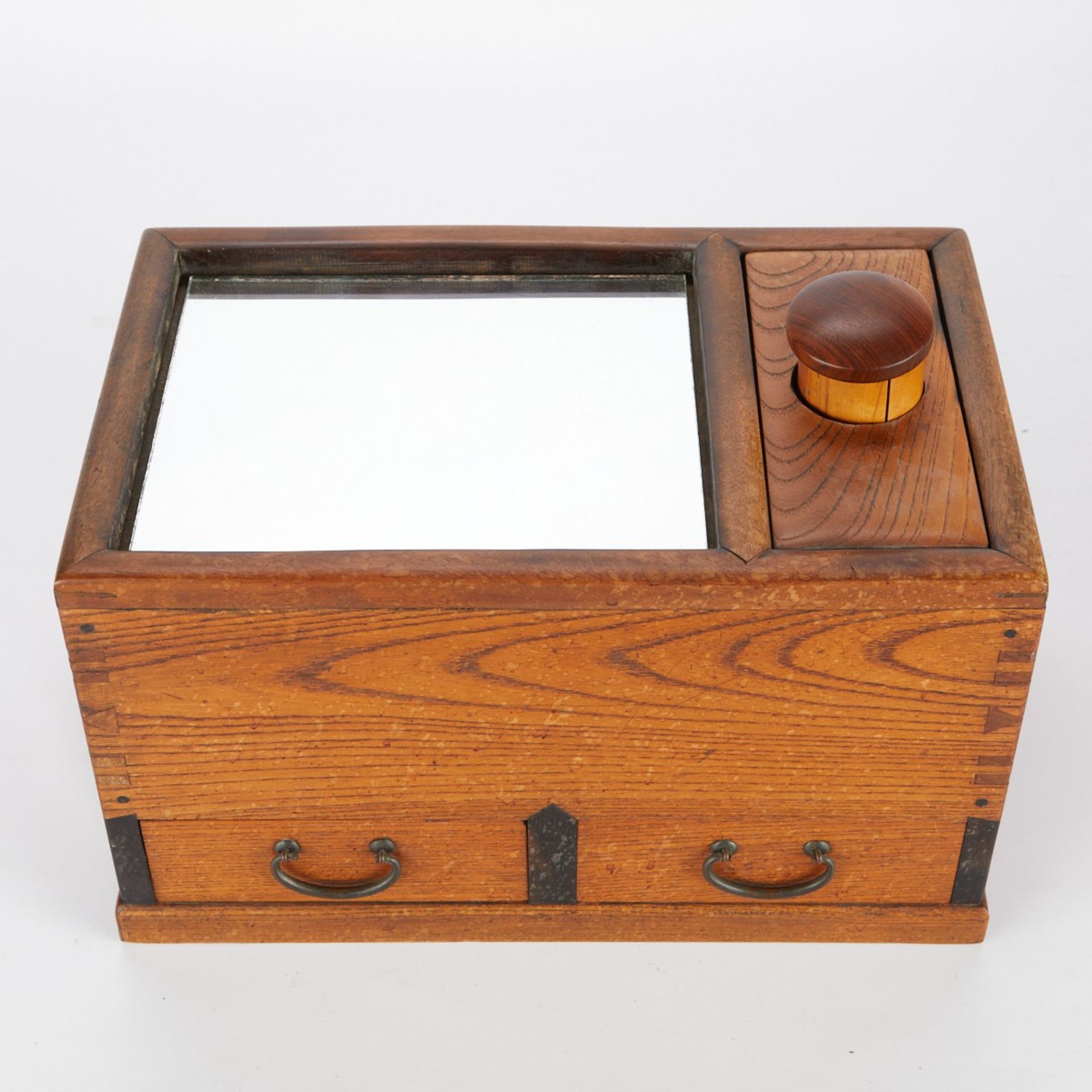 4 Diminutive Japanese Tansu, Hibachi, Korean Box - Bild 18 aus 22