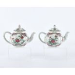 Pr Qianlong Chinese Export Famille Rose Teapots