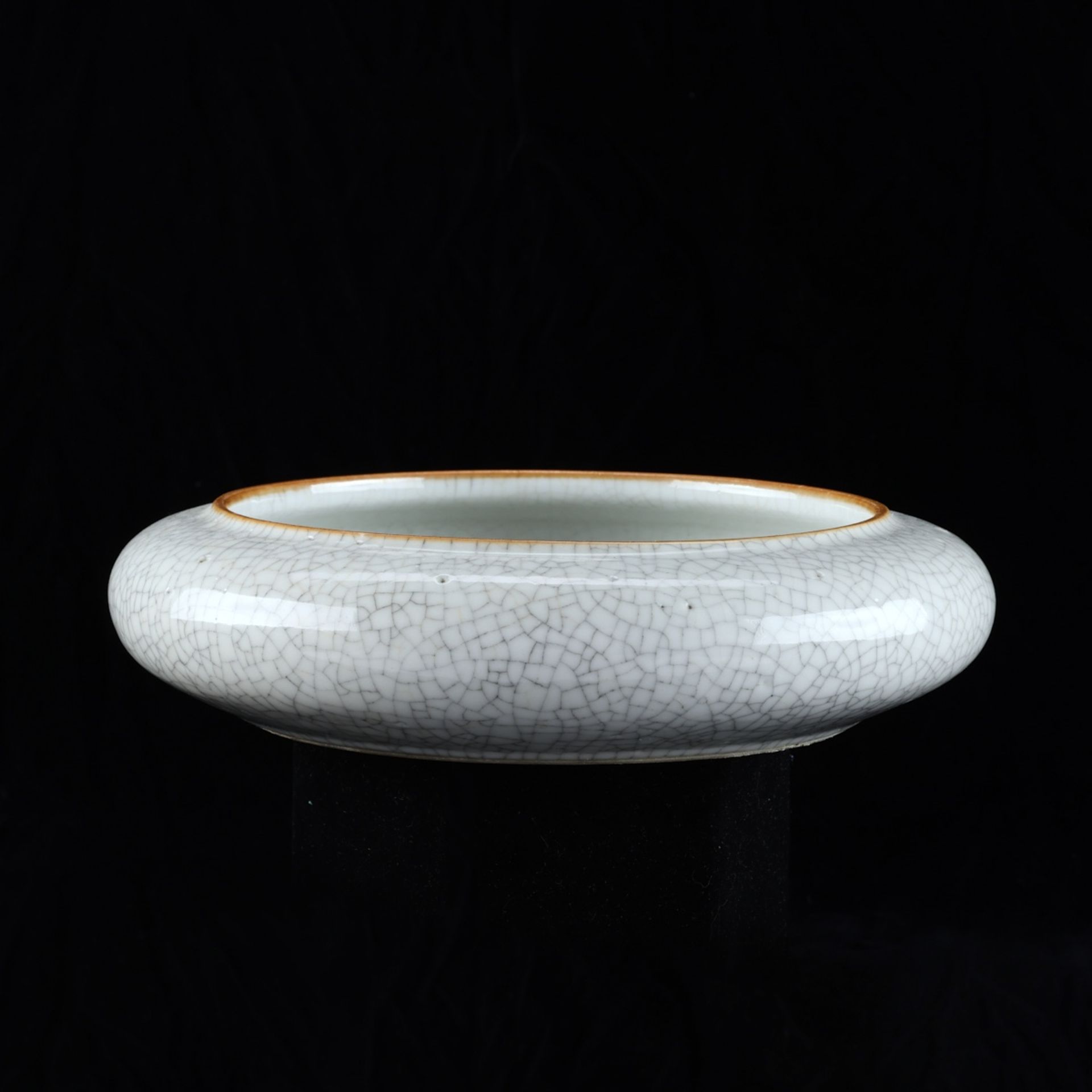 Chinese Guangxu Crackle Celadon Brush Washer - Image 4 of 8