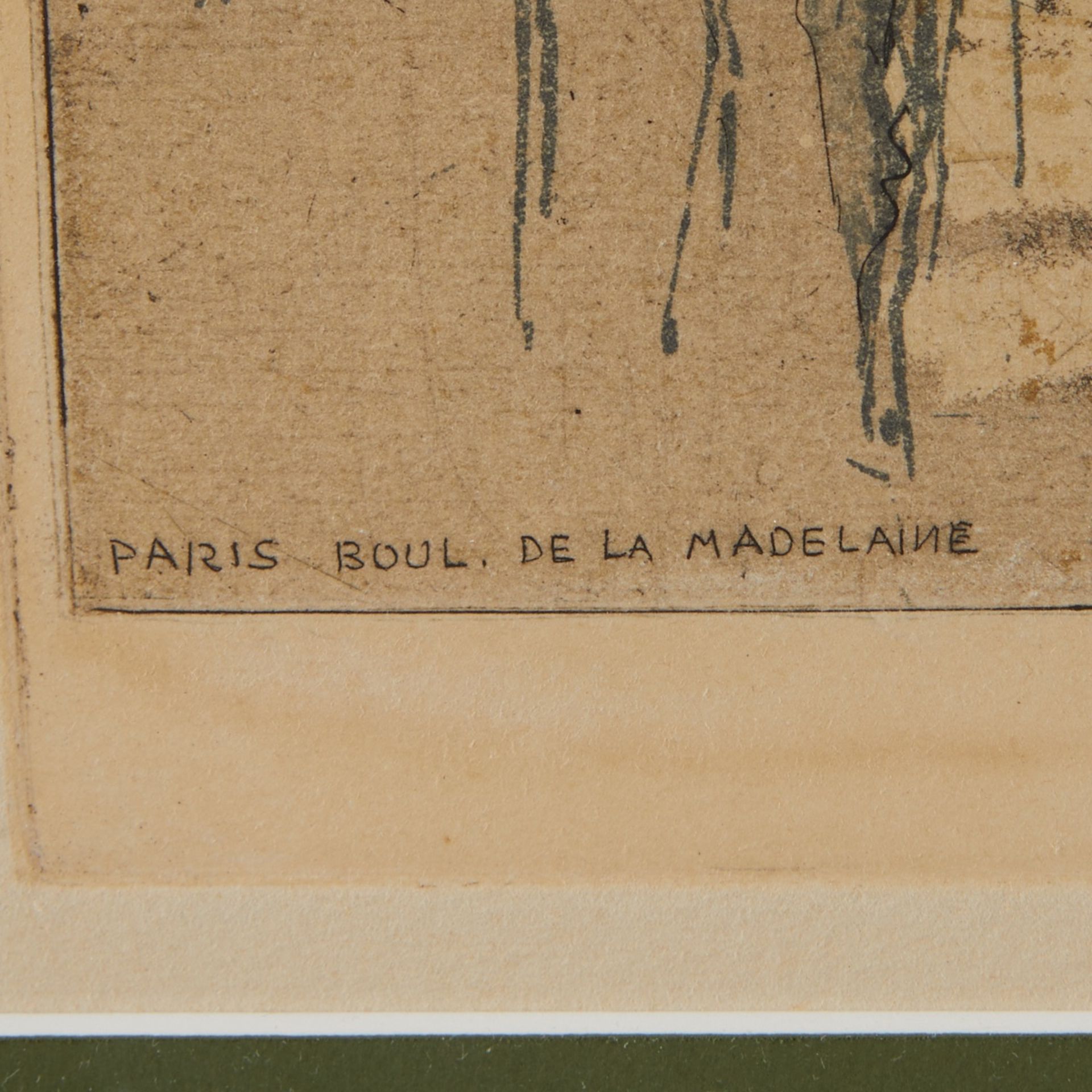 Luigi Kasimir "Paris Boul de la Madeleine" Etching - Bild 4 aus 6