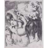 Renoir "The Hat Pin" Lithograph