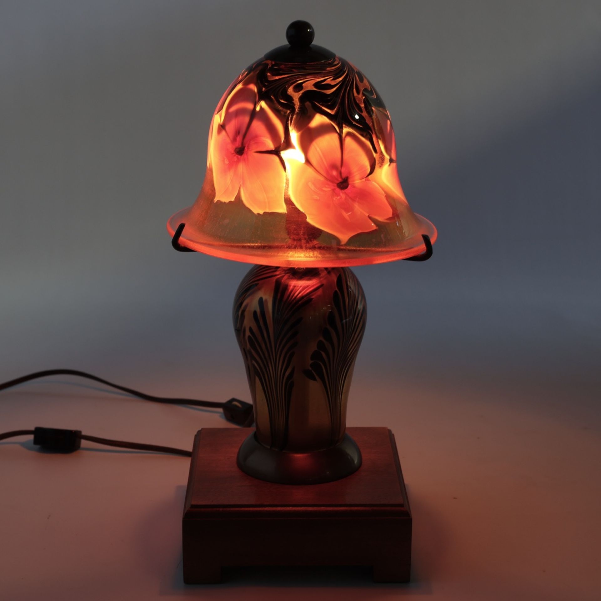 Lundberg Studios Art Glass Boudoir Lamp - Bild 2 aus 10