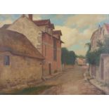 Alexis Fournier "Rue Daubigny" Oil on Canvas 1899