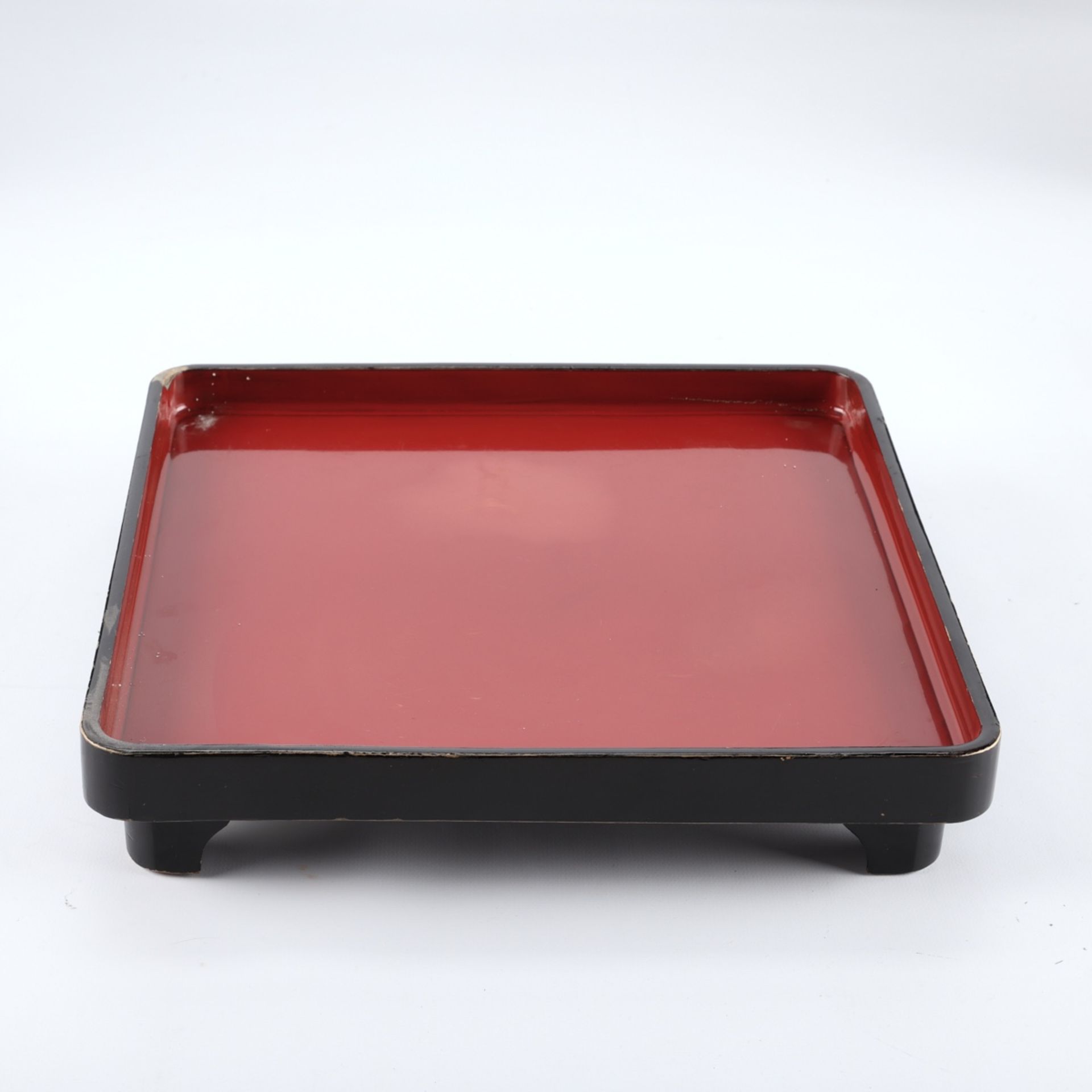 Set 20 Japanese Edo Lacquer Plates in Box - Image 8 of 13