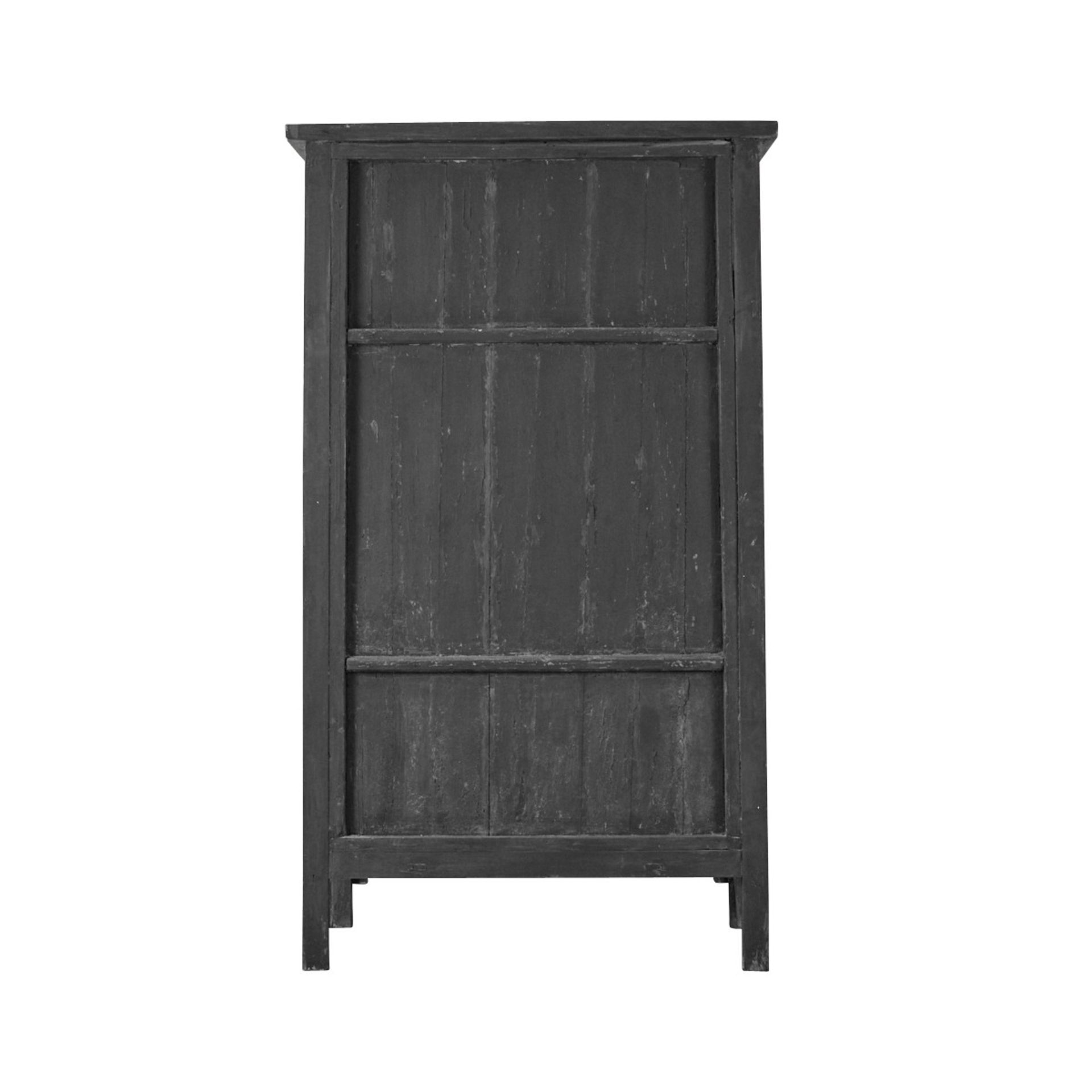 Antique Chinese Wood Cabinet or Wardrobe - Image 5 of 15