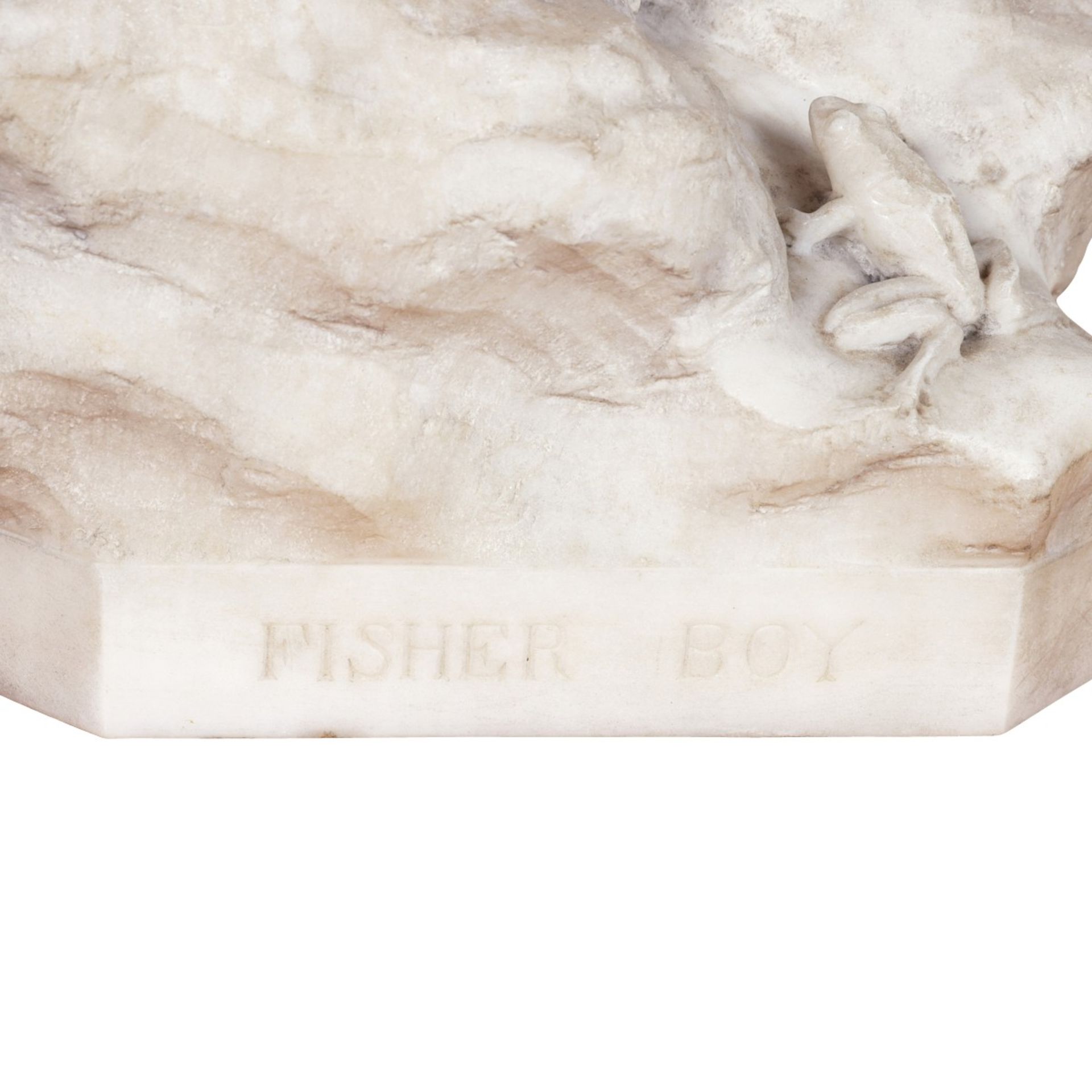 Pietro Bazzanti "Fisher Boy" Marble Sculpture - Bild 10 aus 11
