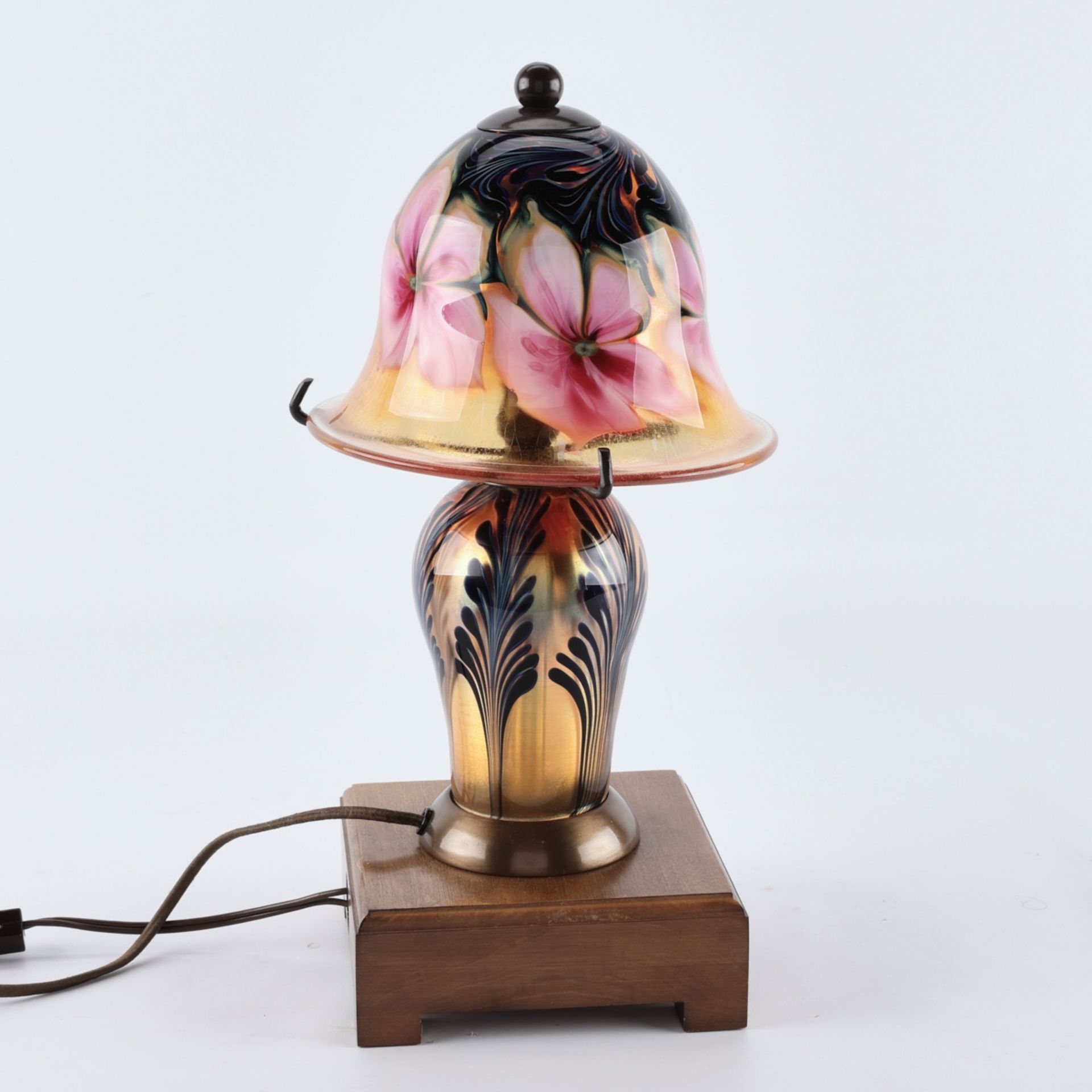 Lundberg Studios Art Glass Boudoir Lamp - Bild 6 aus 10