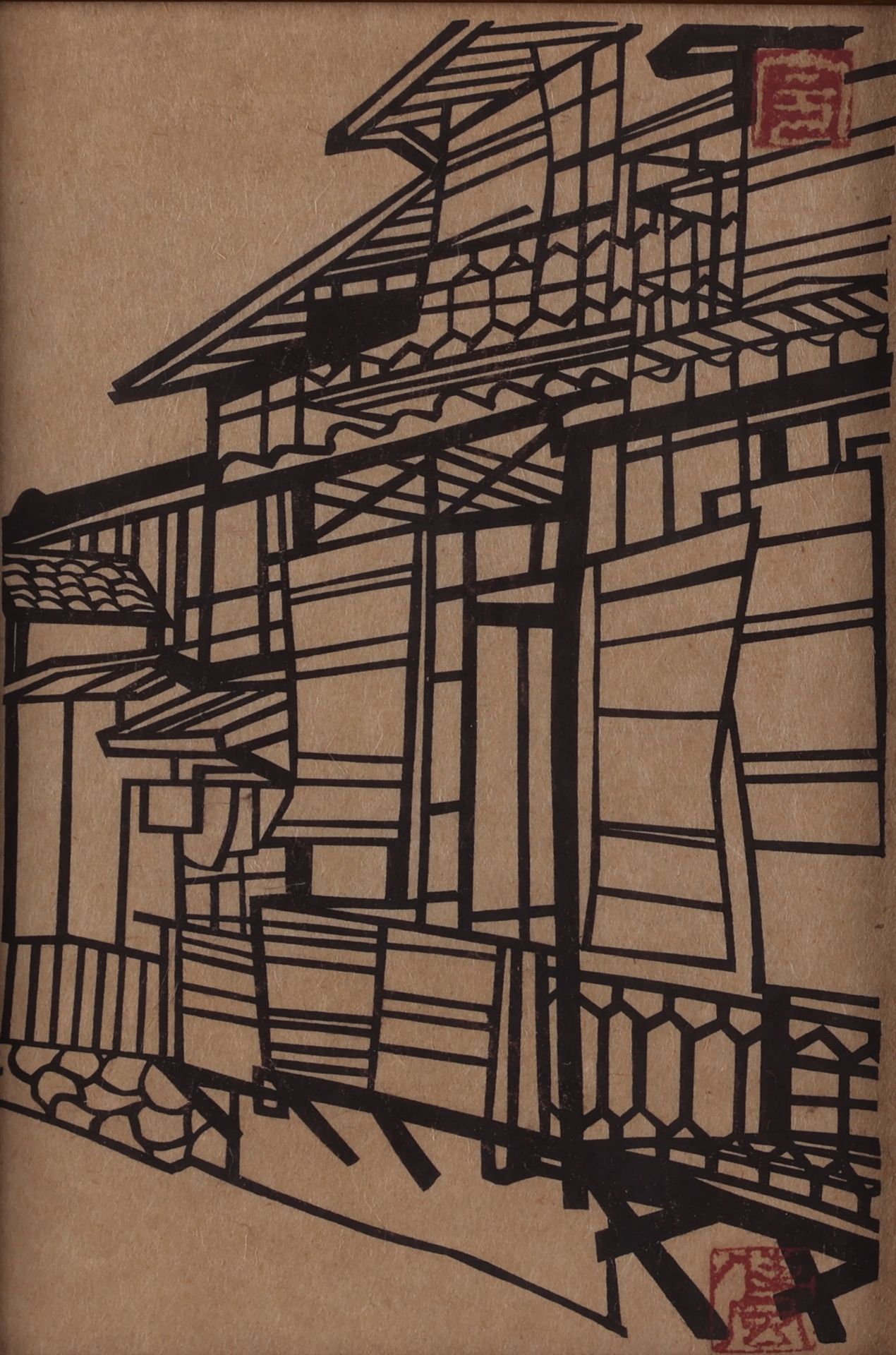 Clifton Karhu Woodblock and Print - Image 2 of 7