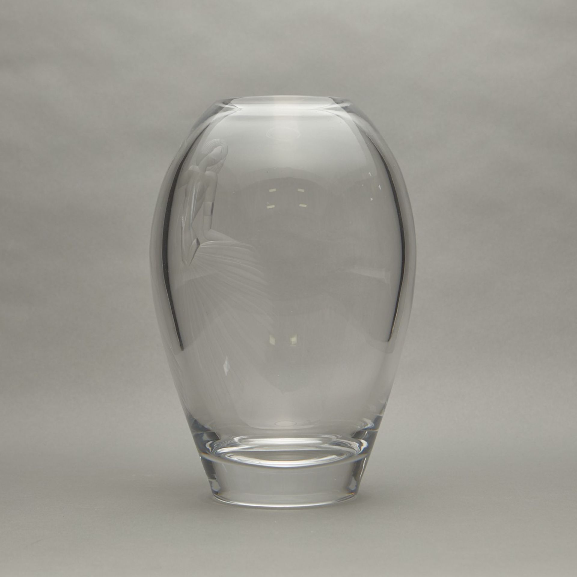 Lindstrand Orrefors MCM Glass Vase w/ Nude - Bild 3 aus 7